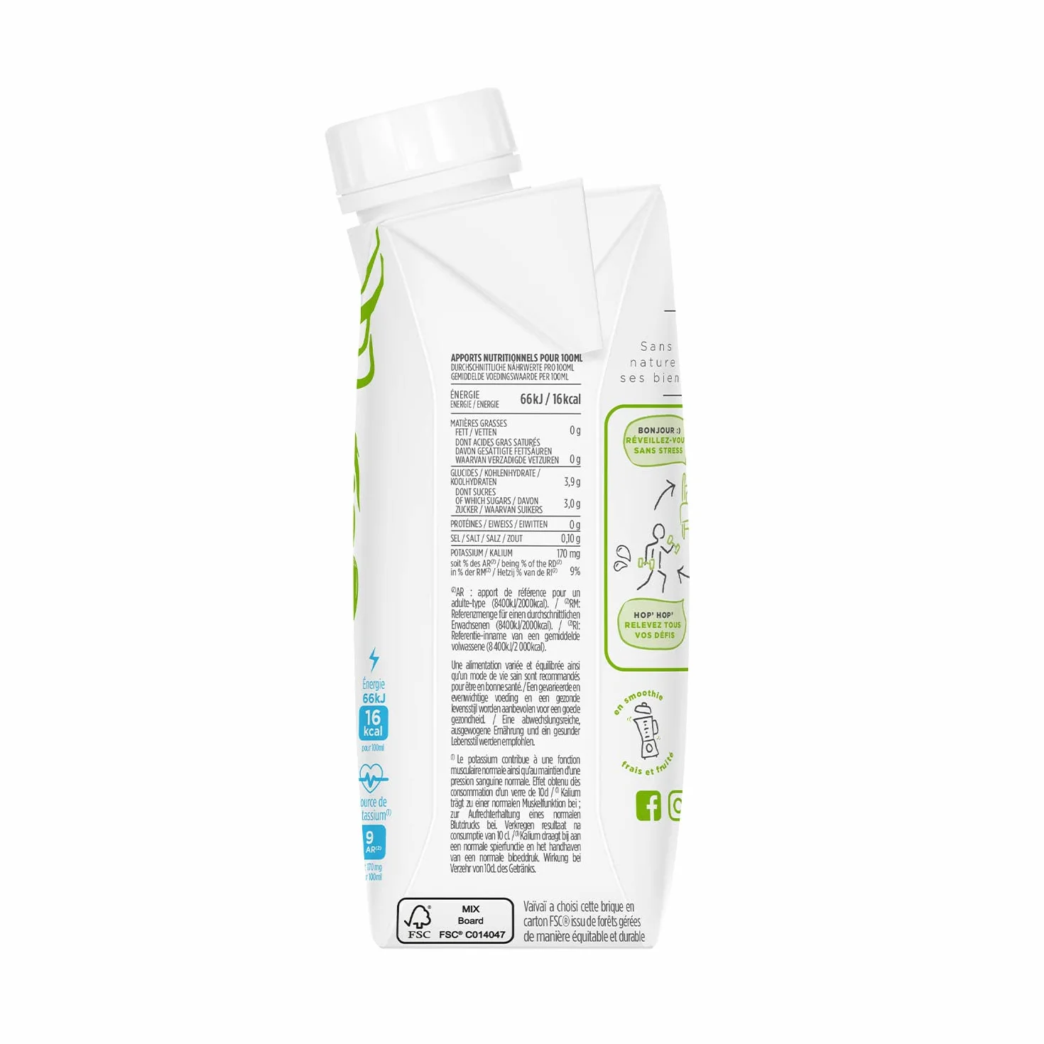 Vaïvaï - Eau de Coco Bio - 100% Pur Jus - Douce et Rafraîchissante - Sans Sucres Ajoutés - 12 Briques Tetra Pak de 33cl