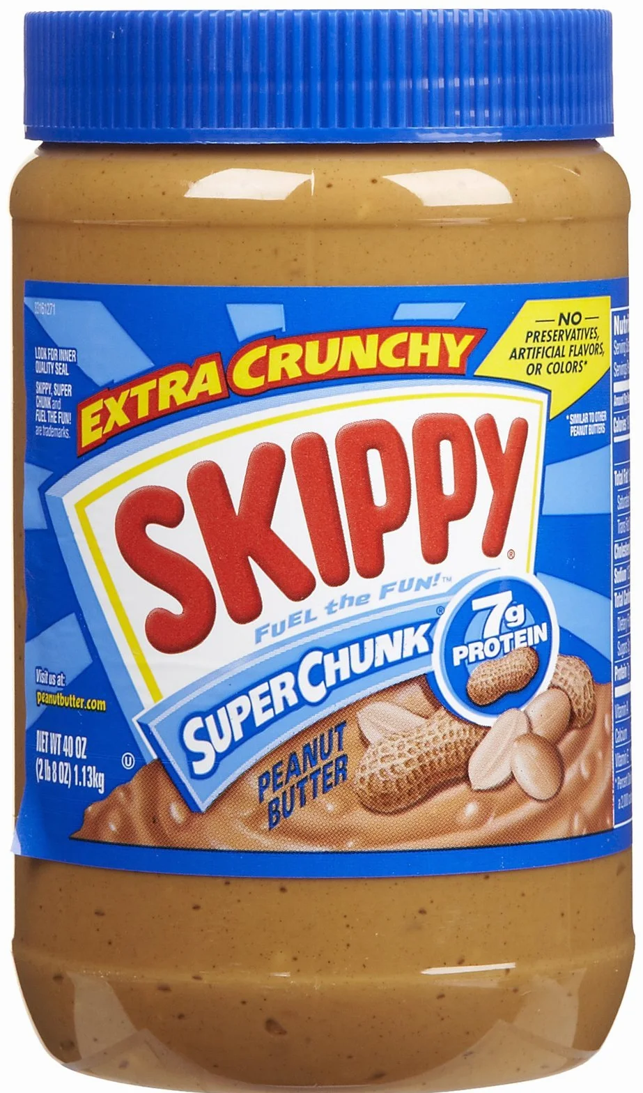 Skippy Peanut Butter, Super Chunk, 40Ounce