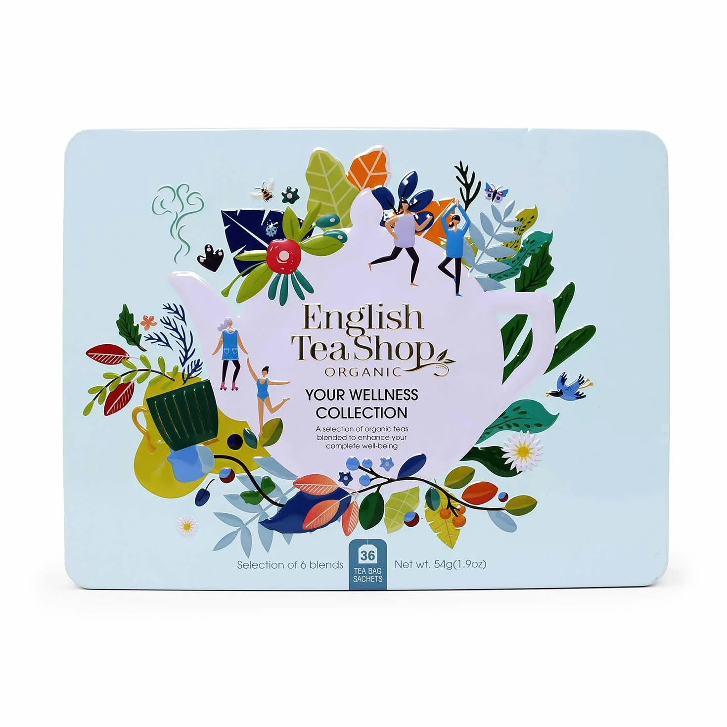 English Tea Shop - Coffret infusions bien-être bio - 36 sachets d'infusions parmi nos 6 mélanges bien-être - Coffret tisane idée cadeau