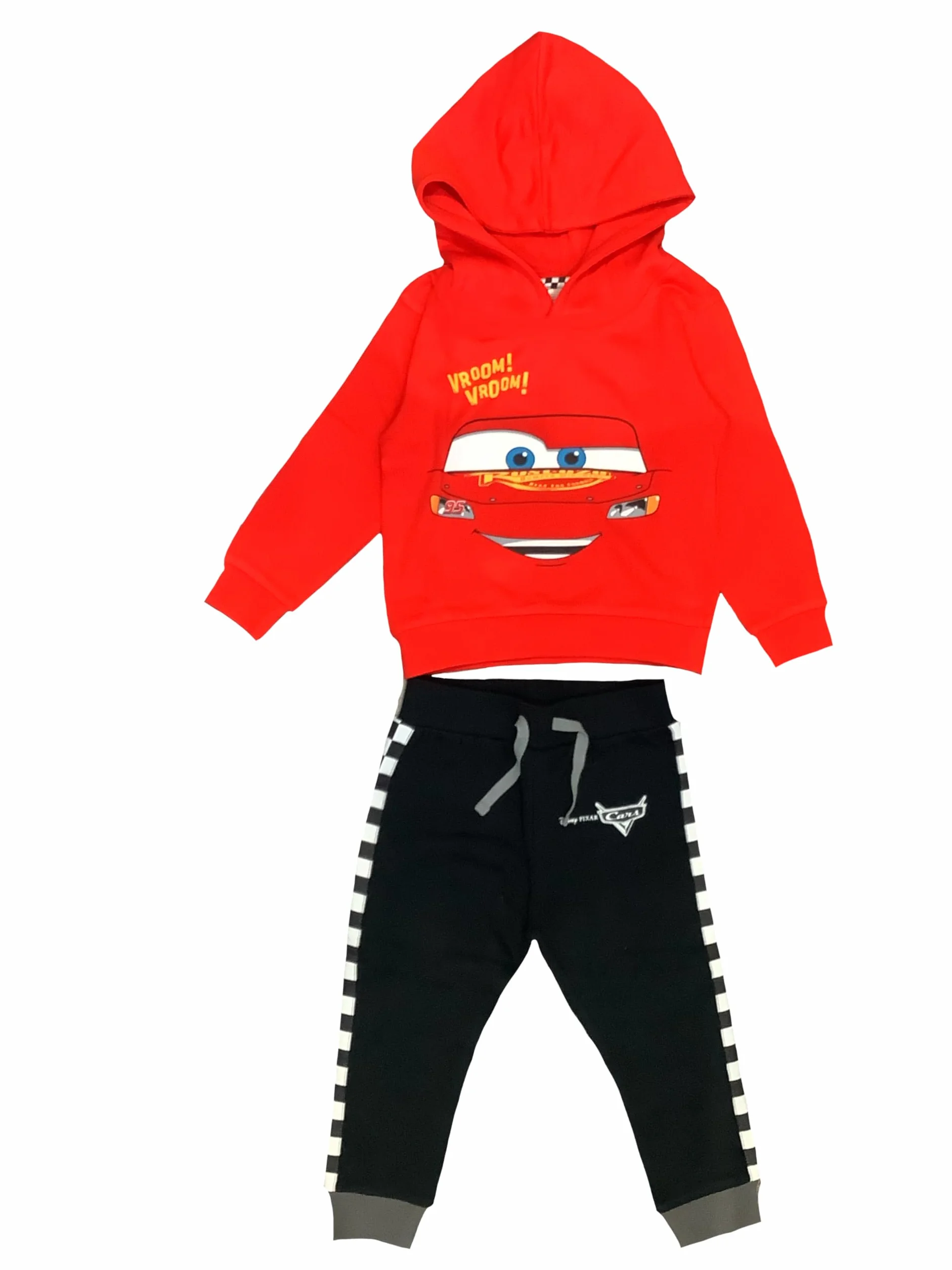 Disney Cars Ensemble Jogging Hoodie et Pantalon Lightning McQueen Martin Enfant Garçon 18 Mois–8 Ans