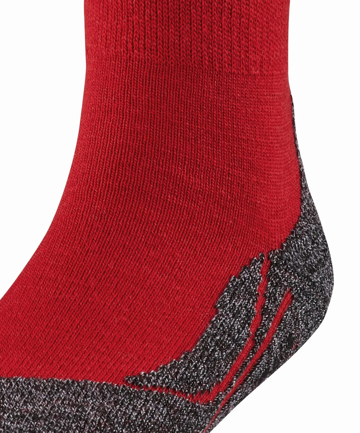 FALKE TK2 K So laine Chaussettes de randonnée Mixte enfant Rouge Fire 35-38