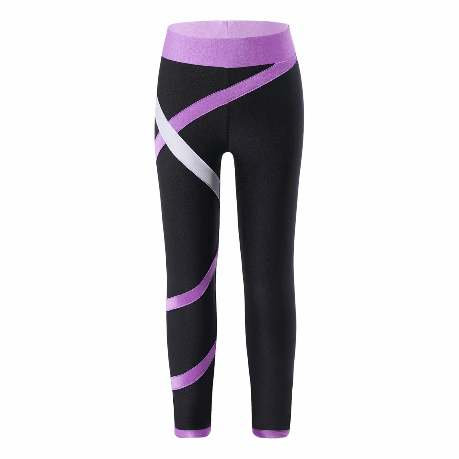 Leggings Sport Enfant Fille Gymnastique Patinage Artistique Minceur Danse Running Stretch Sportwear