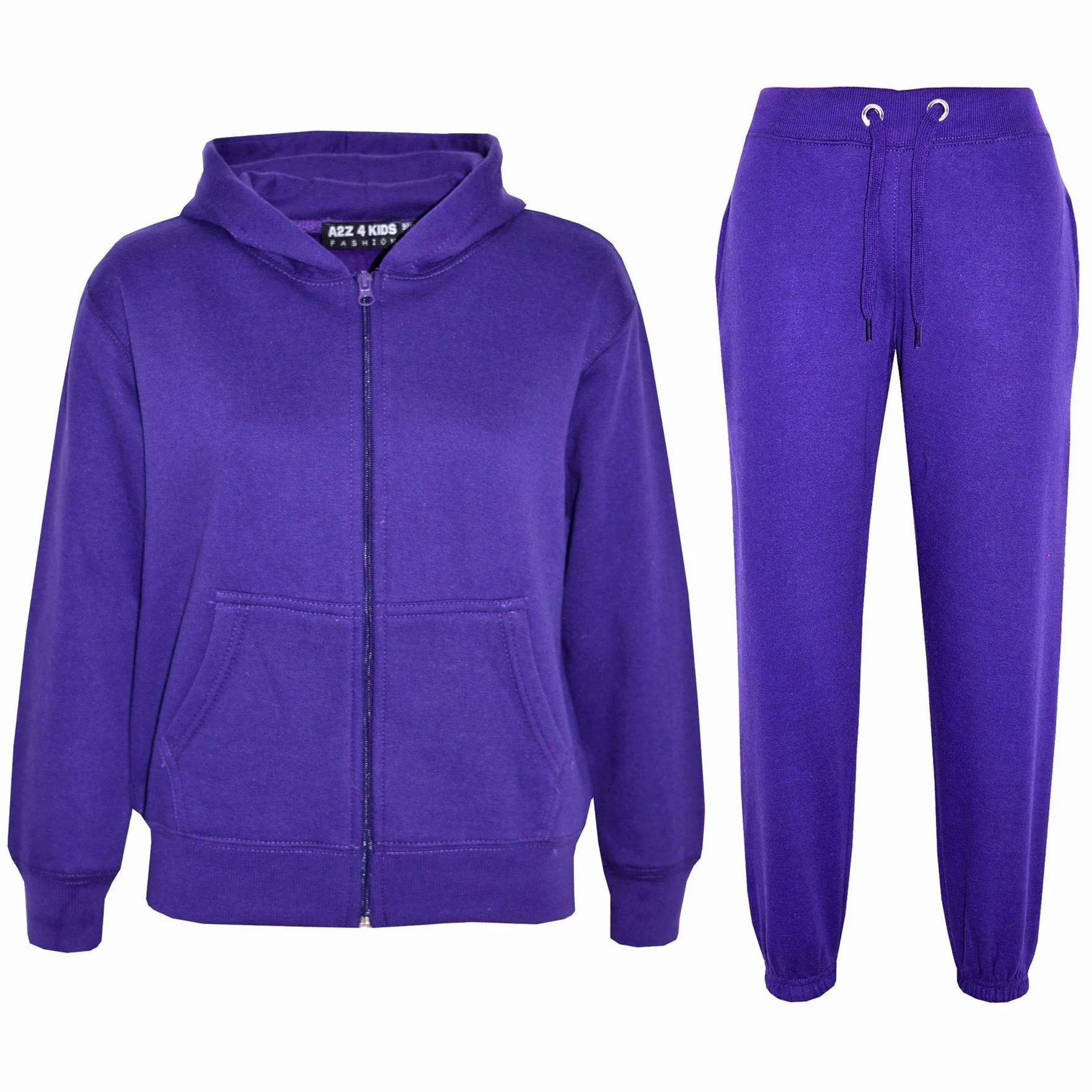 Survêtement Sweat à Capuche avec Joggeurs Ensemble Enfants Filles Garçons 2-13 Ans