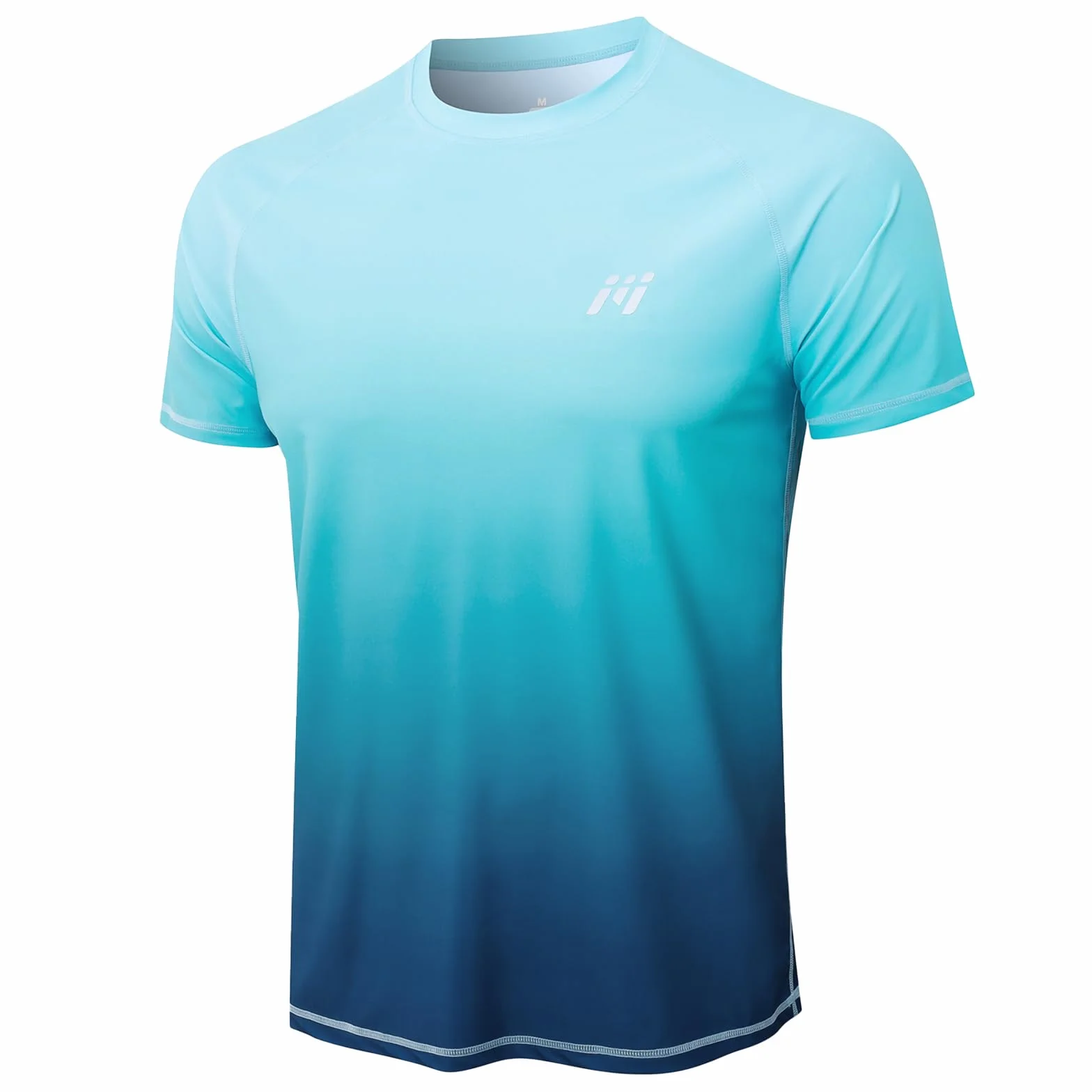MEETWEE Rashguard UPF 50+ T-Shirt de Natation à Manches Courtes pour Homme - Séchage Rapide - Léger et Respirant