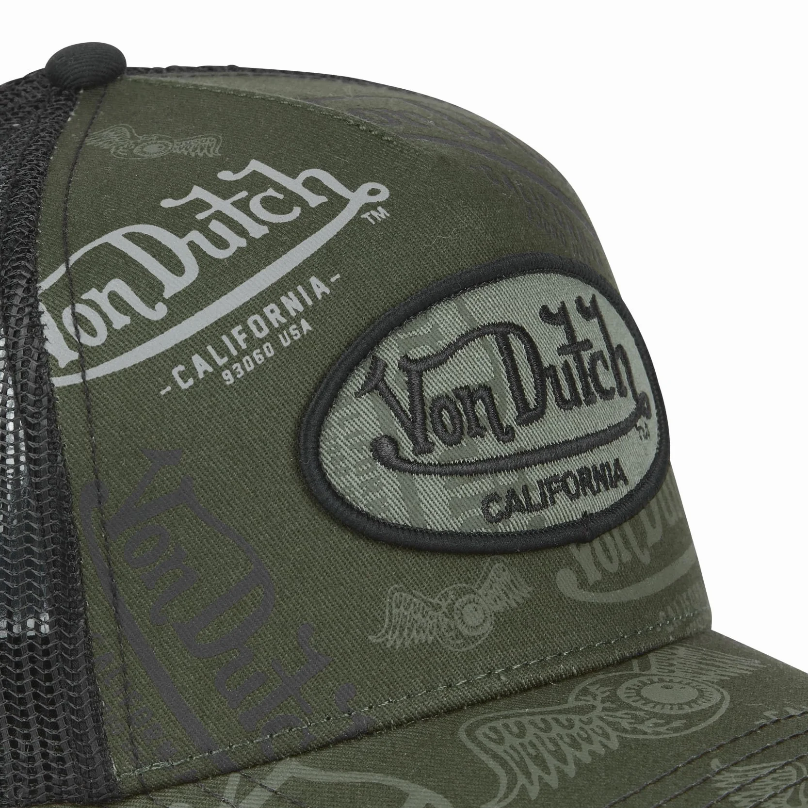 Von Dutch Casquette Trucker Ajustable Snapback Homme Femme