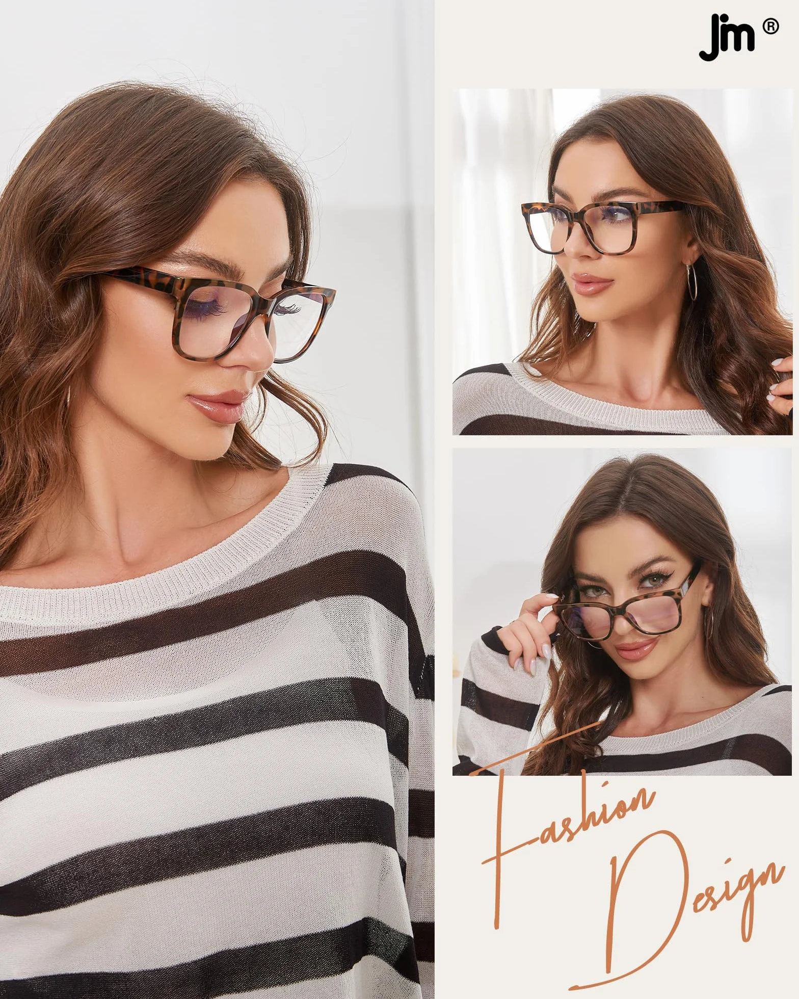 Lunettes de Lecture Classiques Carré Rétro Mode Surdimensionné Anti Lumière Bleue pour Femme Hommes 3 Pack