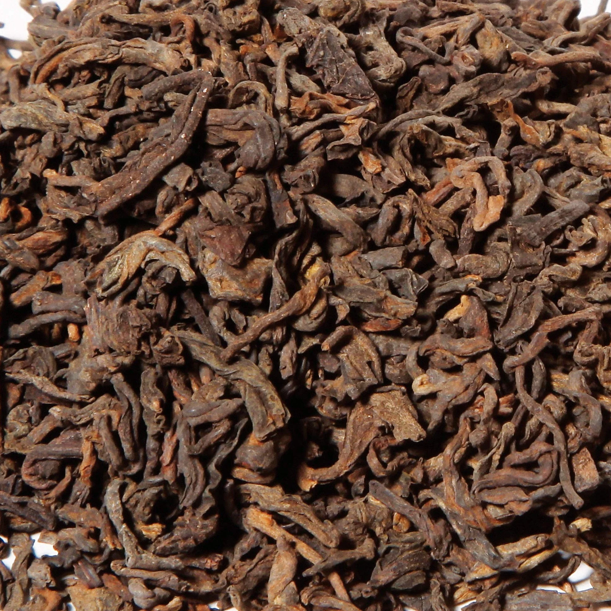 Thé rouge. Thé Pu Erh. Avec un saveur terreuse très marqué. Post-fermenté. Haute qualité. Antioxydant. Diurétique (100 Gr)