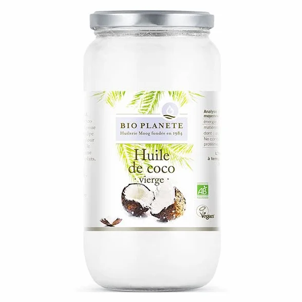 Bio Planète - Huile de coco vierge 950ml - Vendu par unité