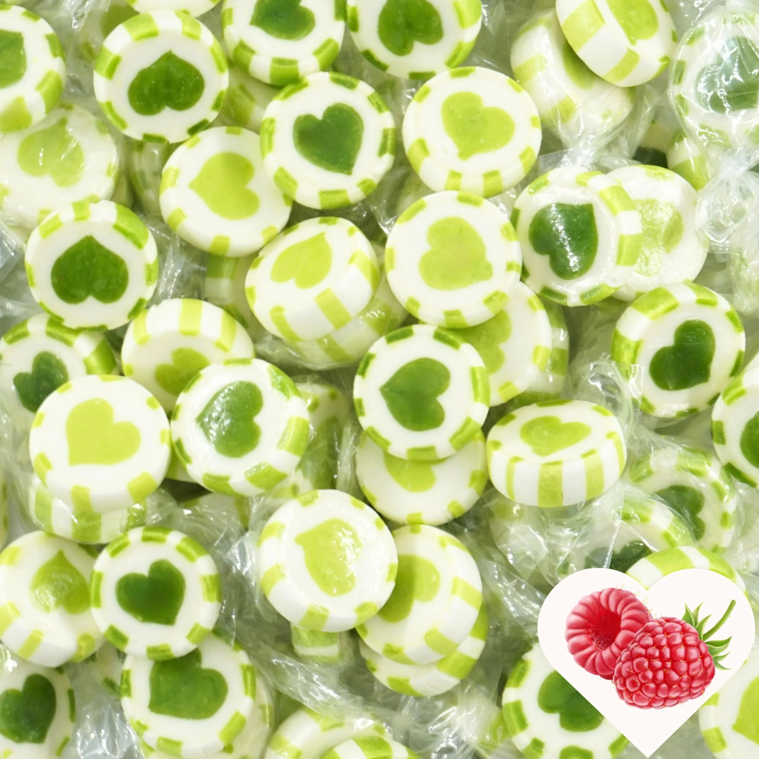 EinsSein Bonbons mariage vert-blanc 500g (130 pièces) Dragées jungle Pâques baptême anniversaire communion