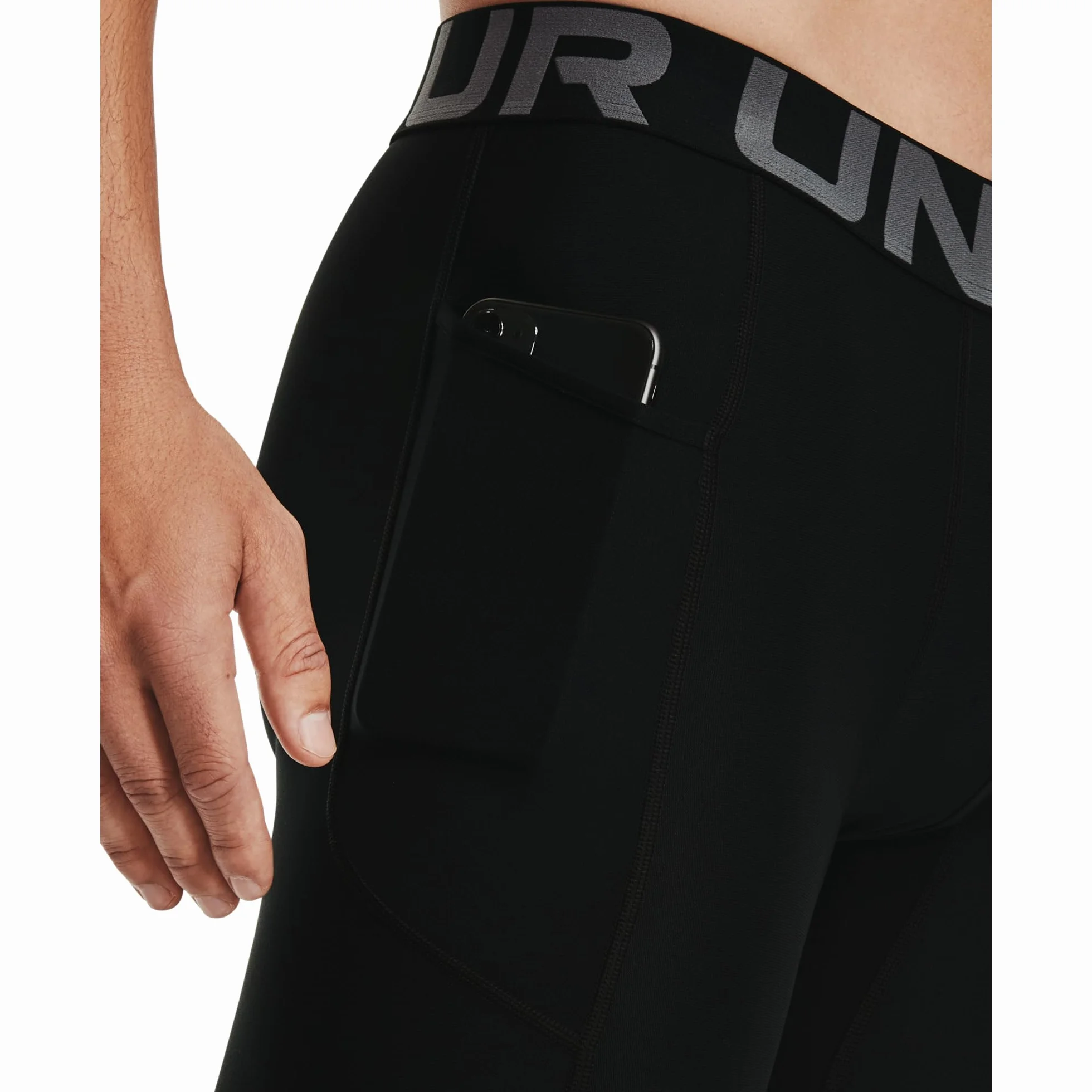 Under Armour UA HG Armour Shorts Short de sport léger homme Noir Blanc 3XL