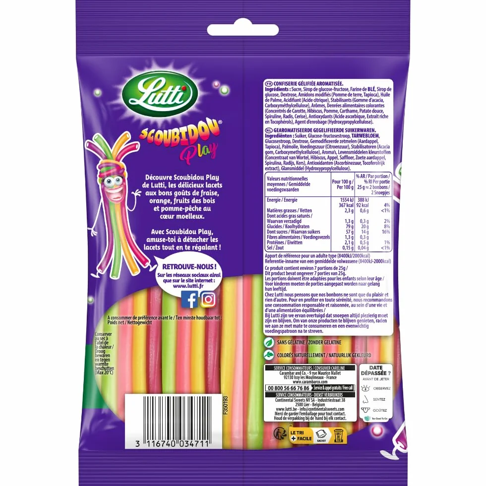 Lutti Scoubidou Play 180 g