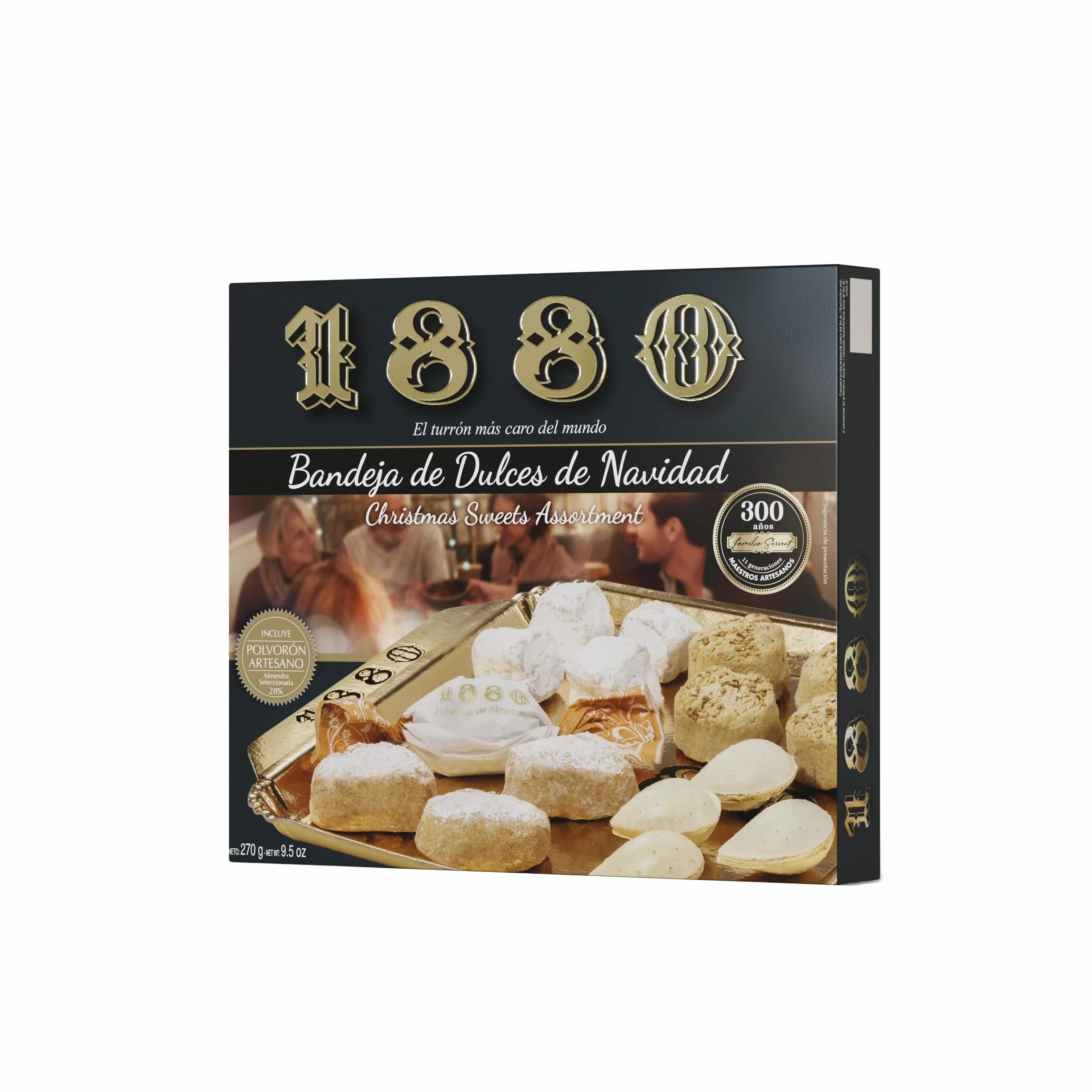 Assortiment de spécialités de Noël, gourmandises de Noël artisanales 270g
