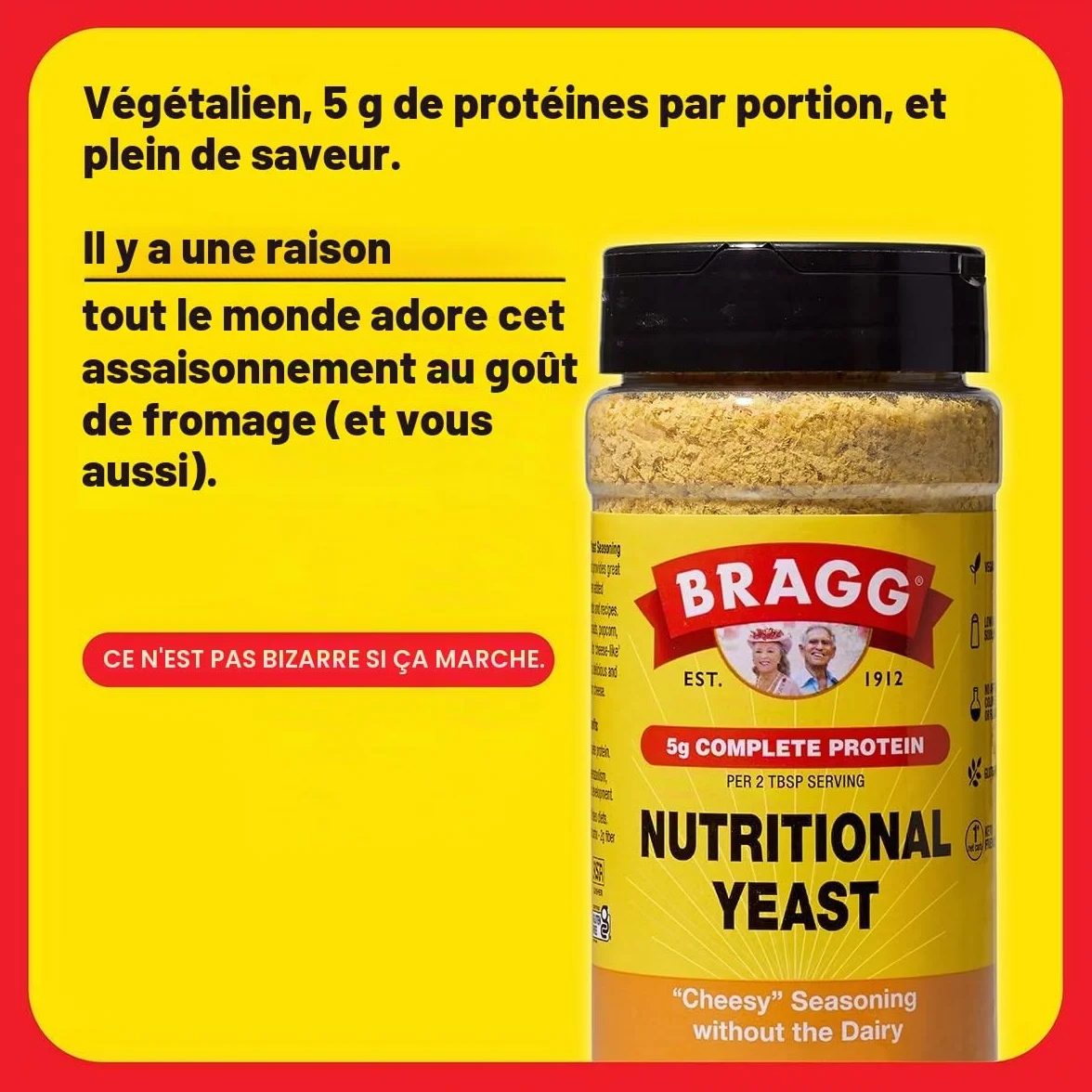 Bragg Nutritional Yeast Seasoning, Premium, 4.5 Ounce (Pack of 1) by Bragg [Foods]