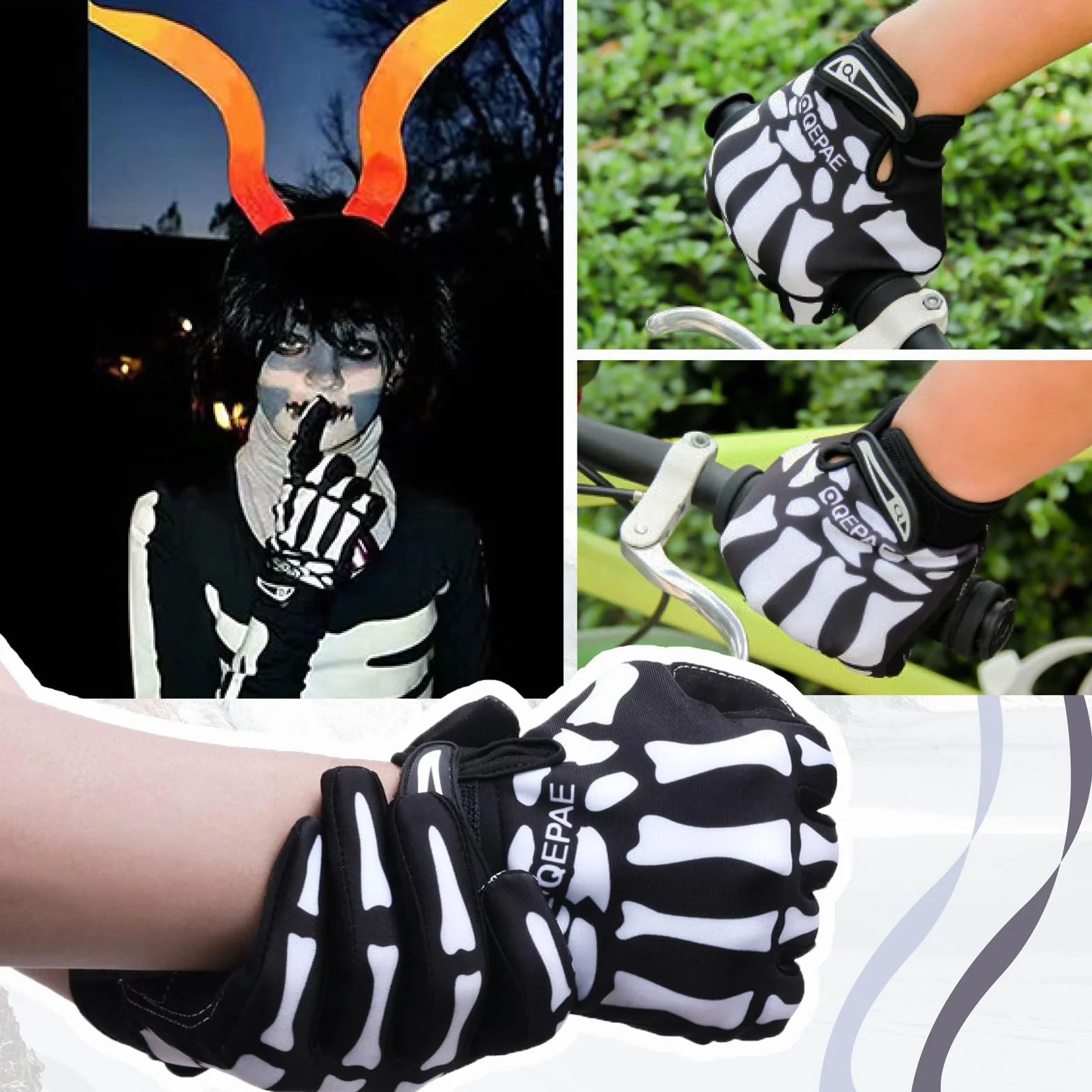 TRIWONDER Gants VTT Antidérapant Cyclisme Motocross Homme Femme