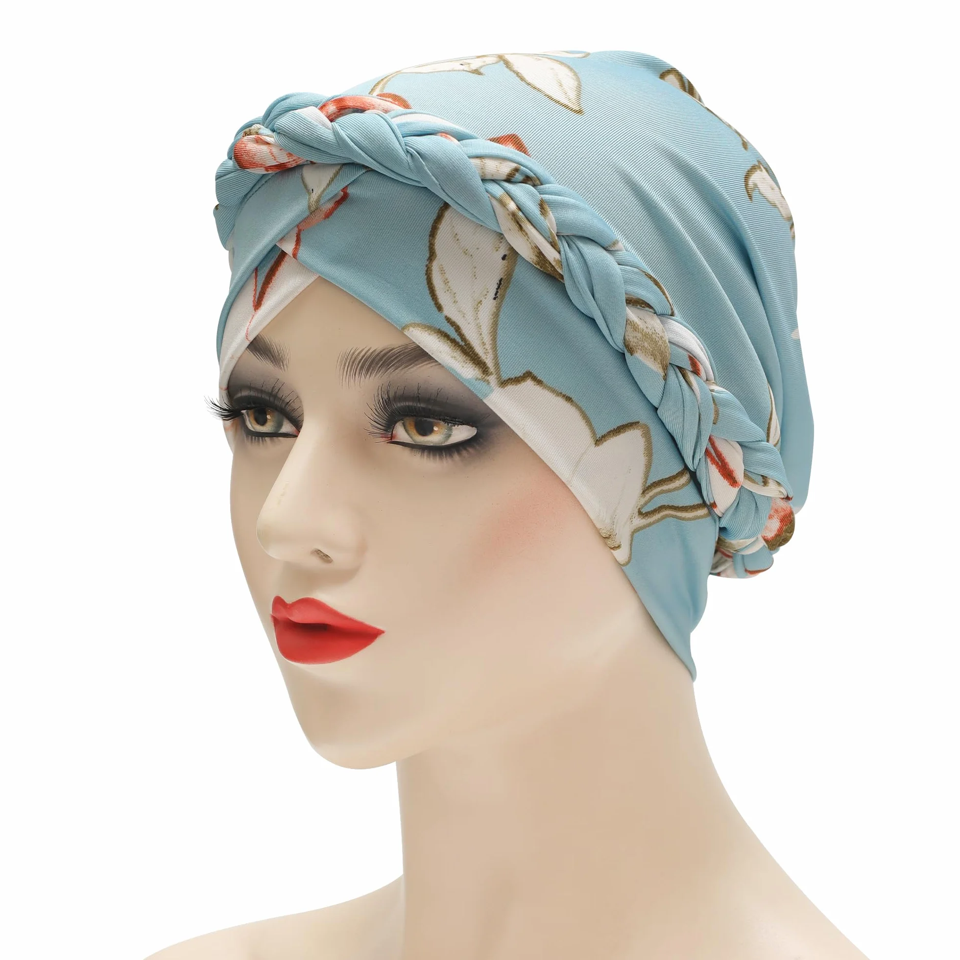 ZLYC Bonnet de Chimio pré-noué pour Femme Turban léger