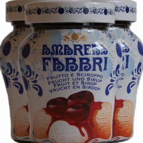 Lot de 3 cerises Amarena de Siurp « Amarena Fabbri », 230 g