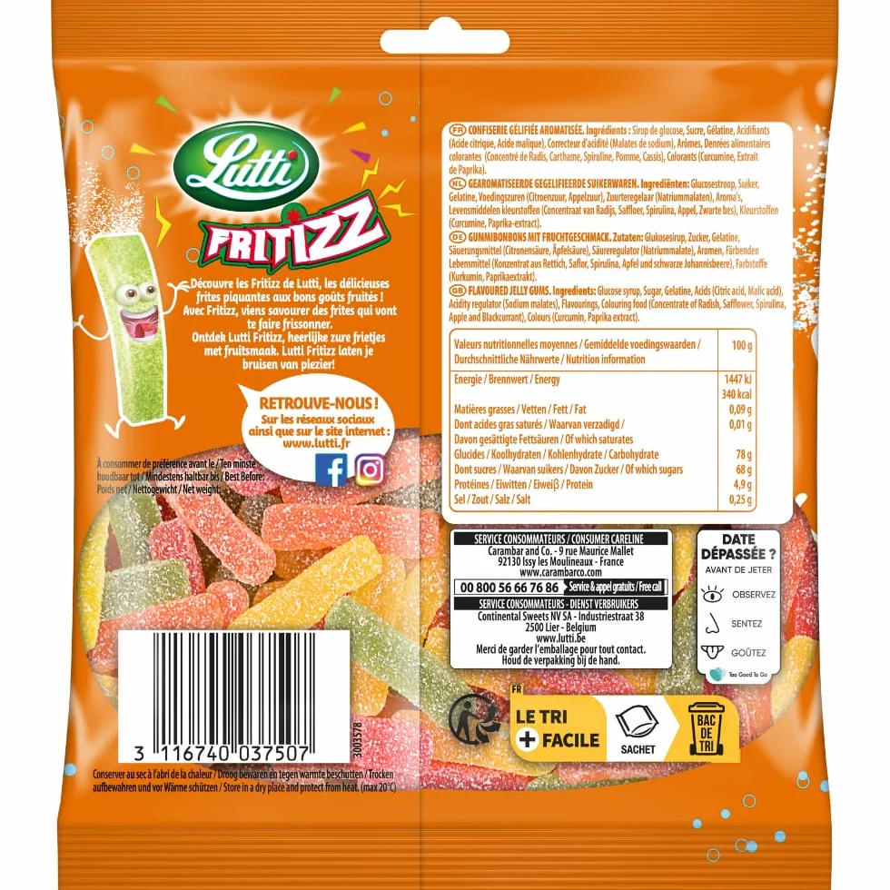 Lutti Fritizz 100 g