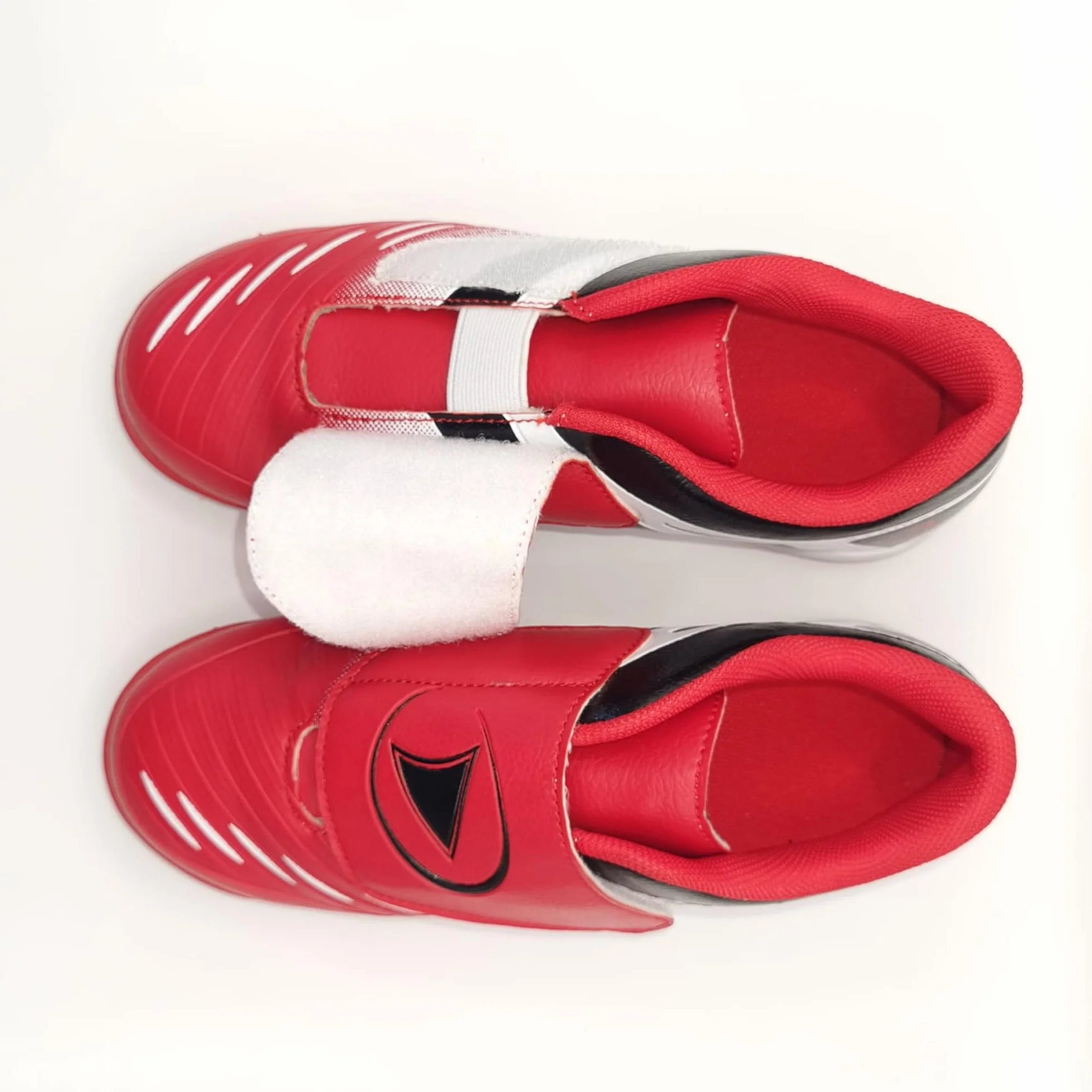 Chaussures de football multitacos sans lacets pour enfants gazon synthétique