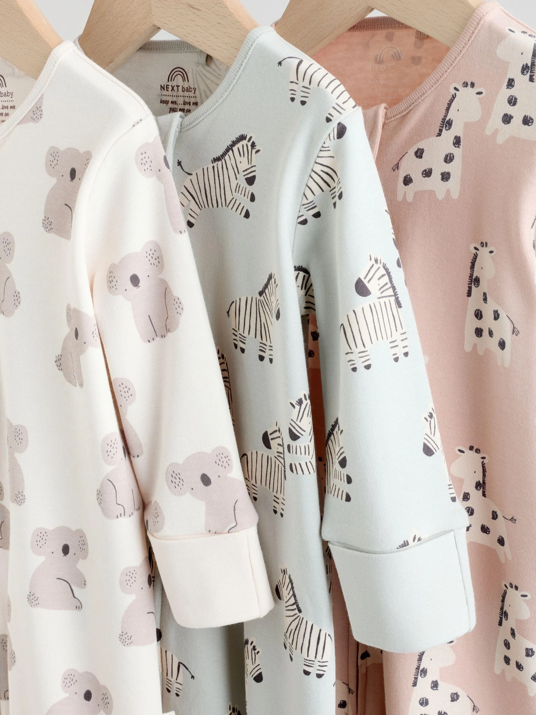 NEXT Bébé Dors-Bien sans Pieds à Fermeture zippée Double Sens Lot de 3
