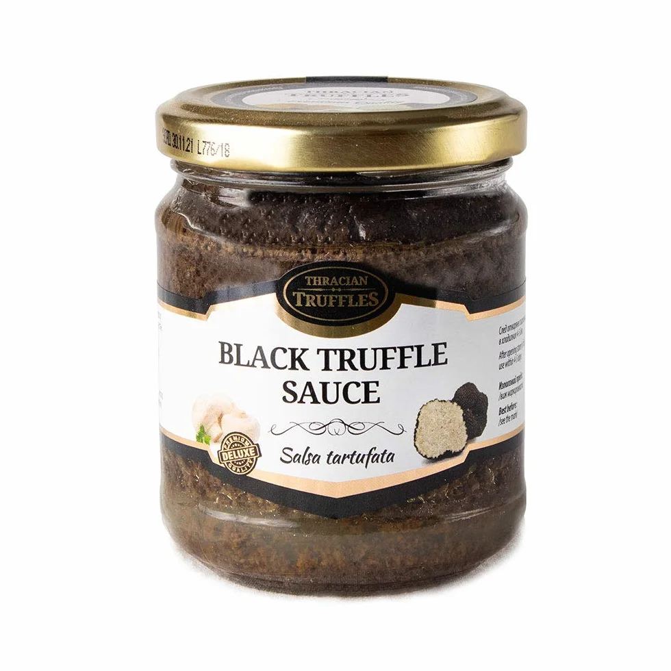 Truffe d'été noire Gourmet Tuber aestivum Pâtes, idéales pour la viande, pain grillé, omelettes, pâtes, risotto, sushi (1 x 170g)