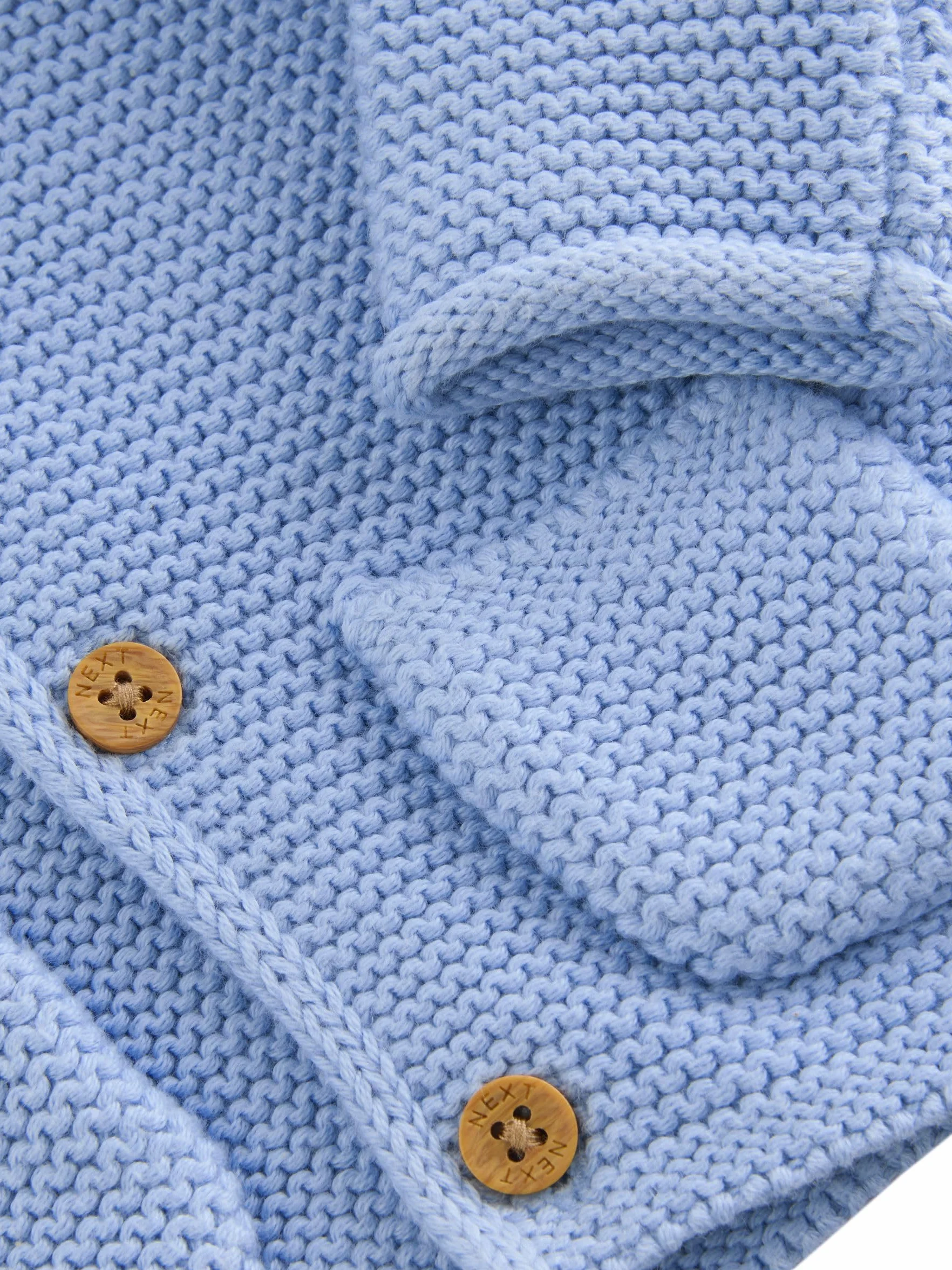 NEXT Cardigan bébé garçon en Maille Bleu 3 Mois