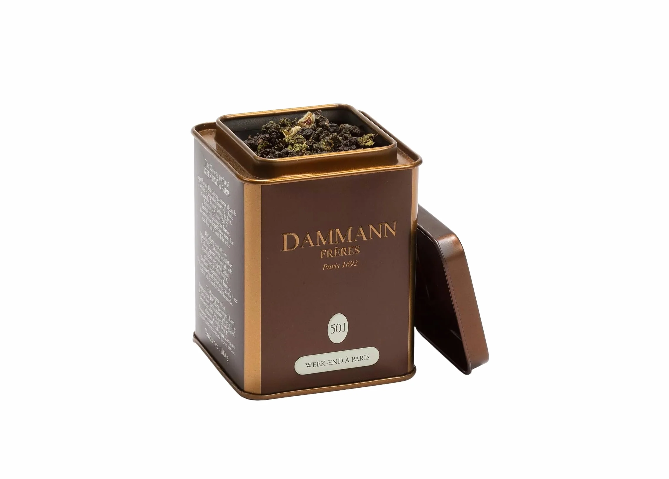 Thé Oolong week-end à Paris parfumé de Dammann Frères vrac 100 g