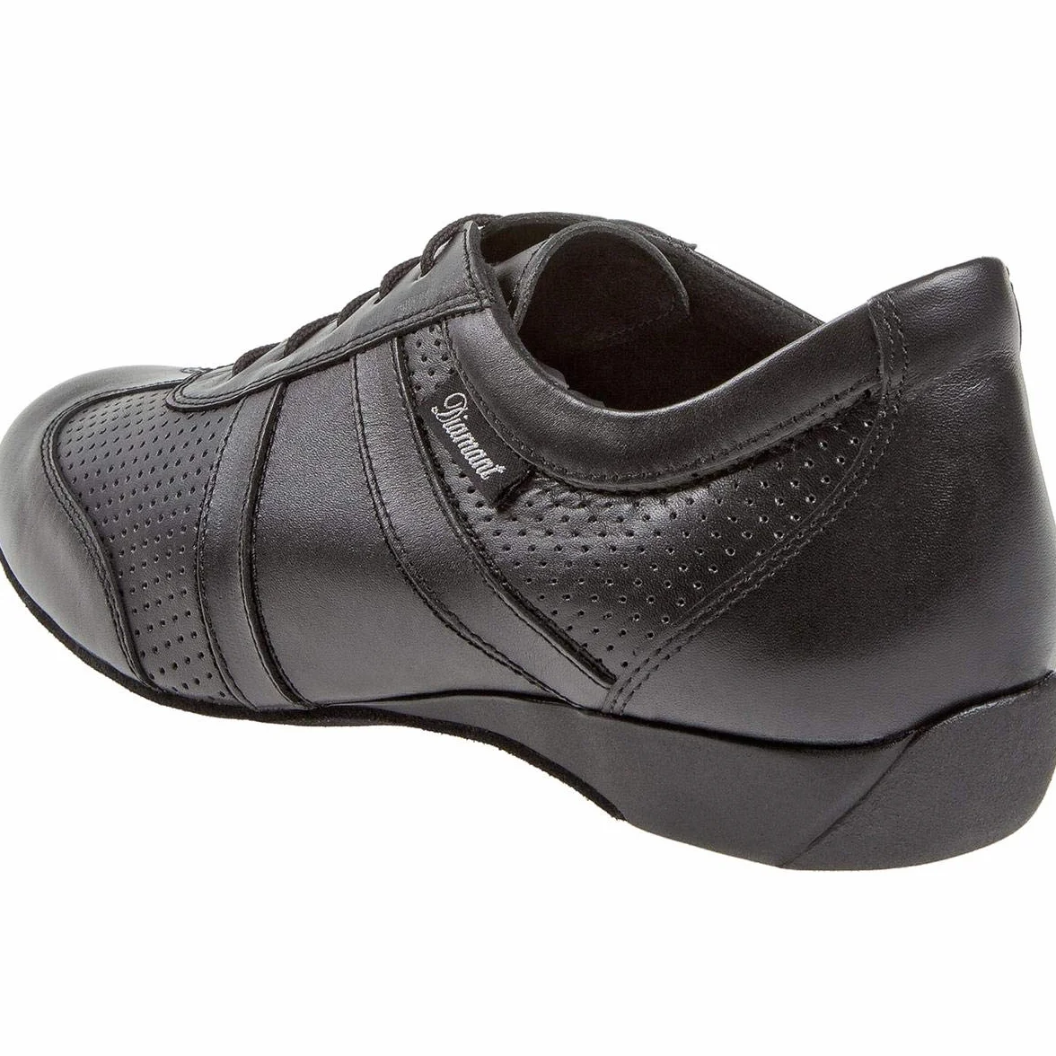 Diamant Hommes Ballroom Baskets Cuir Velours Noir Talon compensé 2,5 cm Semelle Daim Allemagne