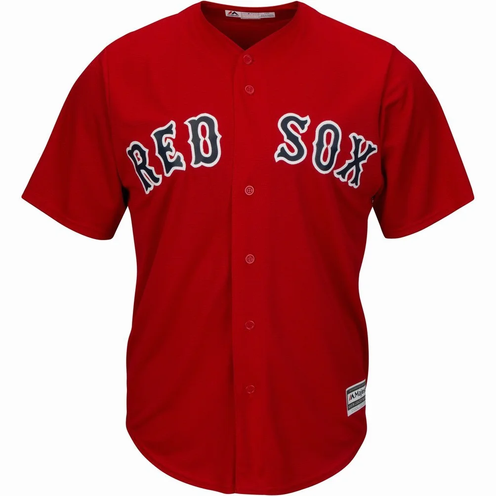 Majestic Athletic Boston Red Sox Cool Base MLB Replica Jersey Scarlet Baseball Trikot