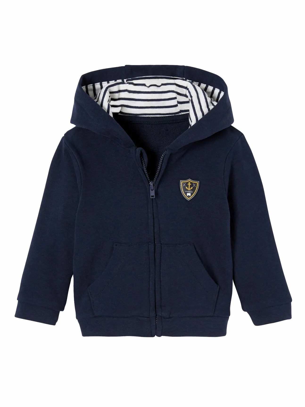 VERTBAUDET Sweat zippé à capuche pour bébé garçon
