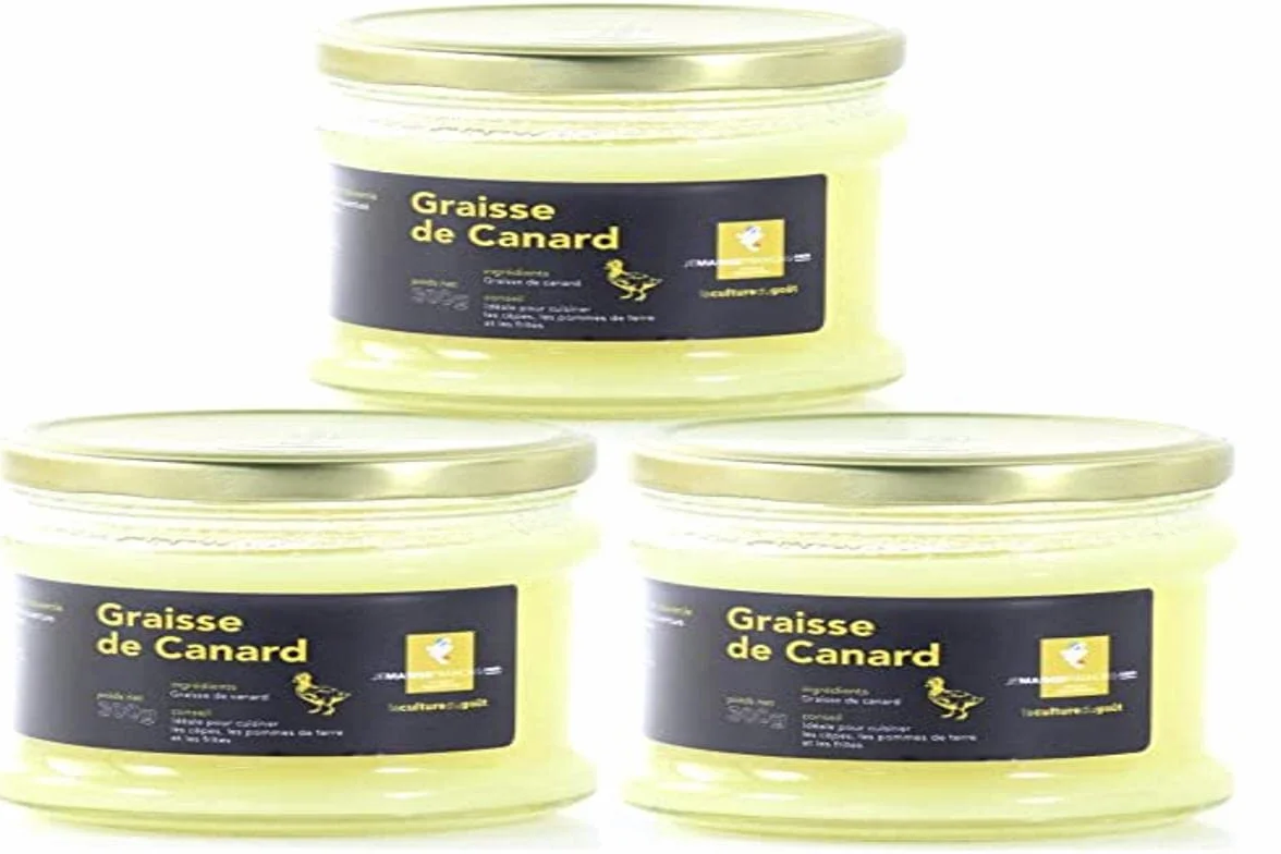 Graisse de Canard Origine France, 300g, Lot de 3