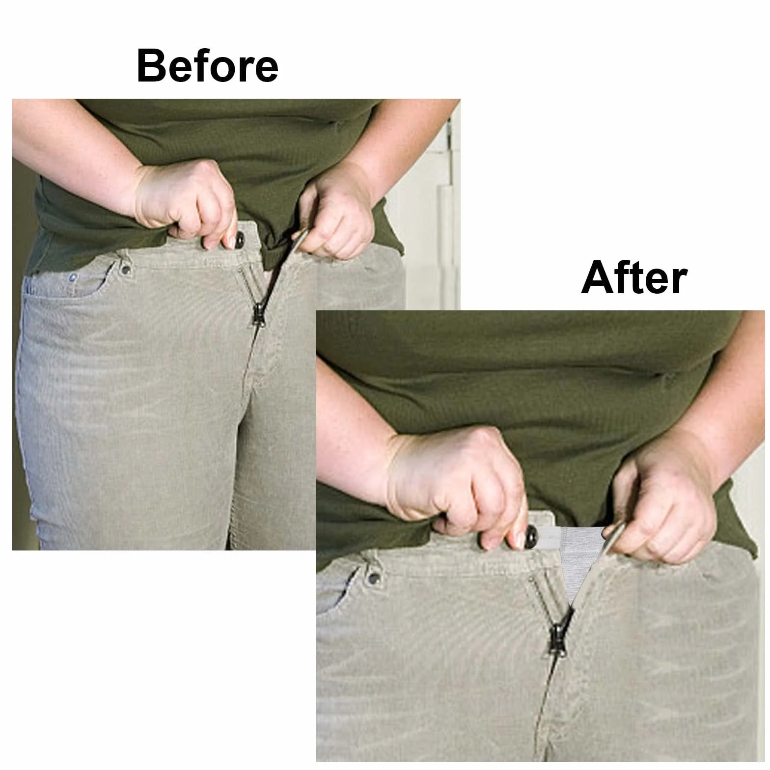 Extenseur Pantalon Ajustables pour Femmes Enceintes, Extensions de Bouton Pantalon Maternité, Extension de Ceinture Réglable, Bleu foncé+Noir+Gris
