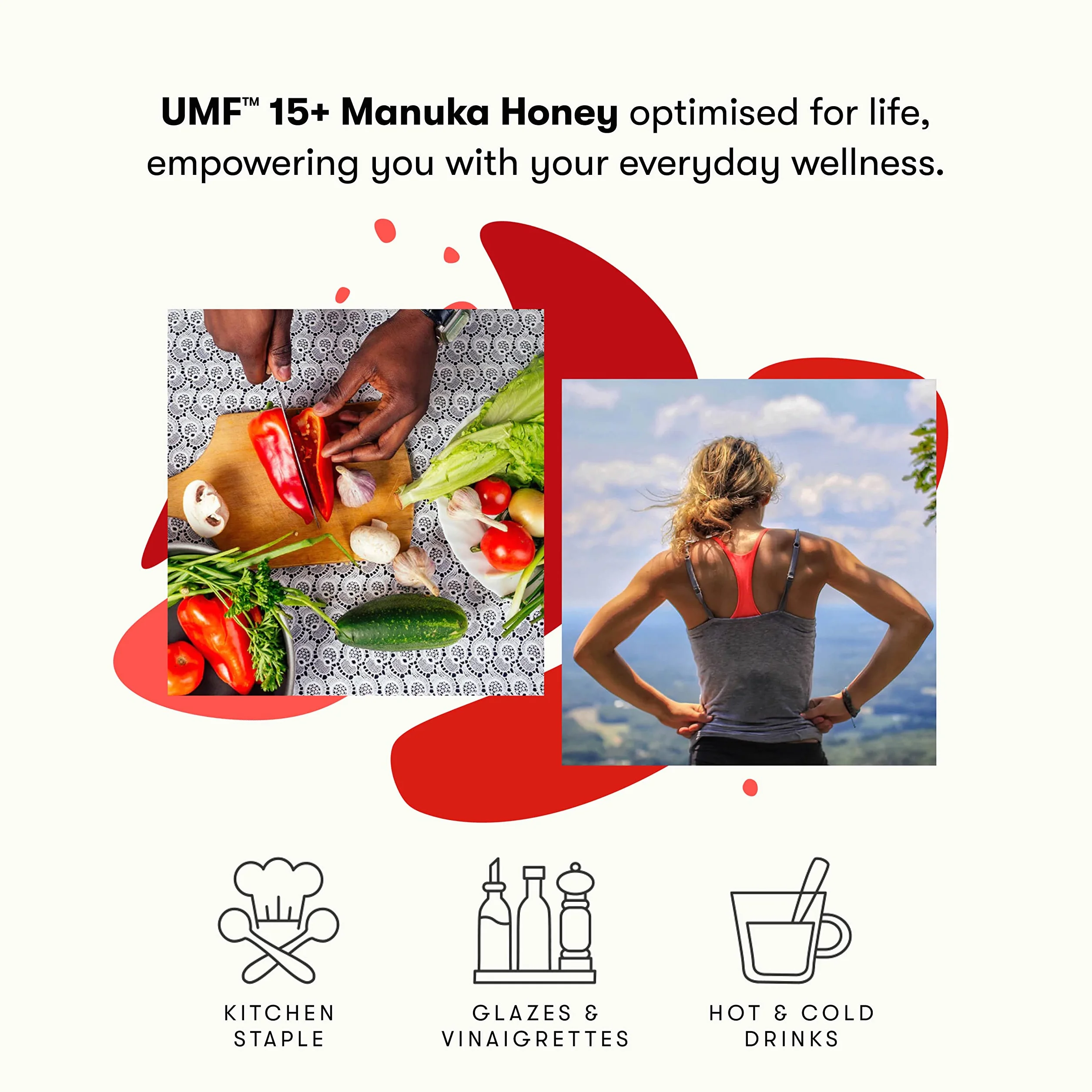 Miel de Manuka MGO 514+ / UMF 15+ de New Zealand Honey Co. | Actif et brut | Fabriqué en Nouvelle-Zélande | 250g