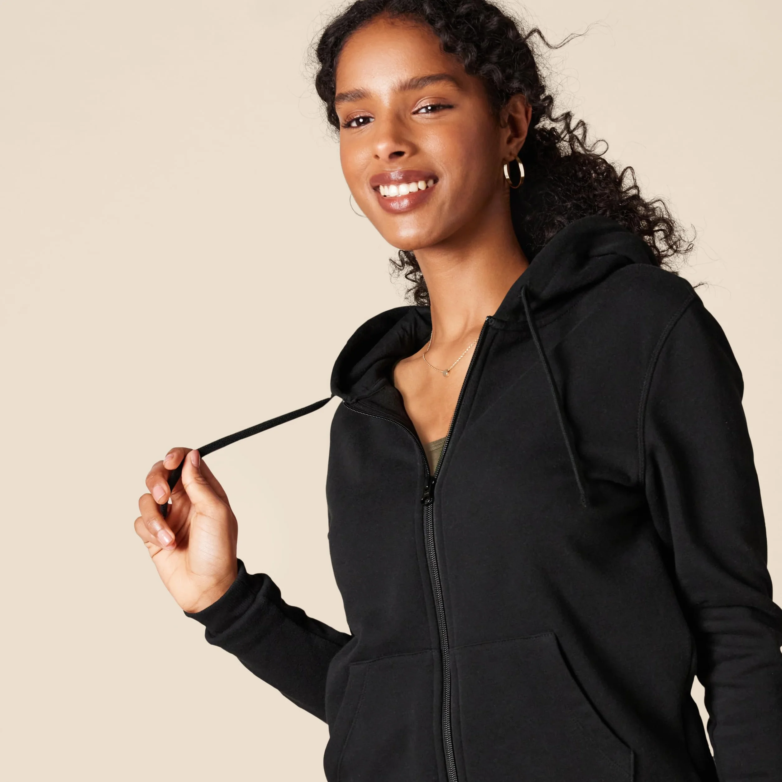 Amazon Essentials Femme Sweat à Capuche zippé en Polaire Grandes Tailles