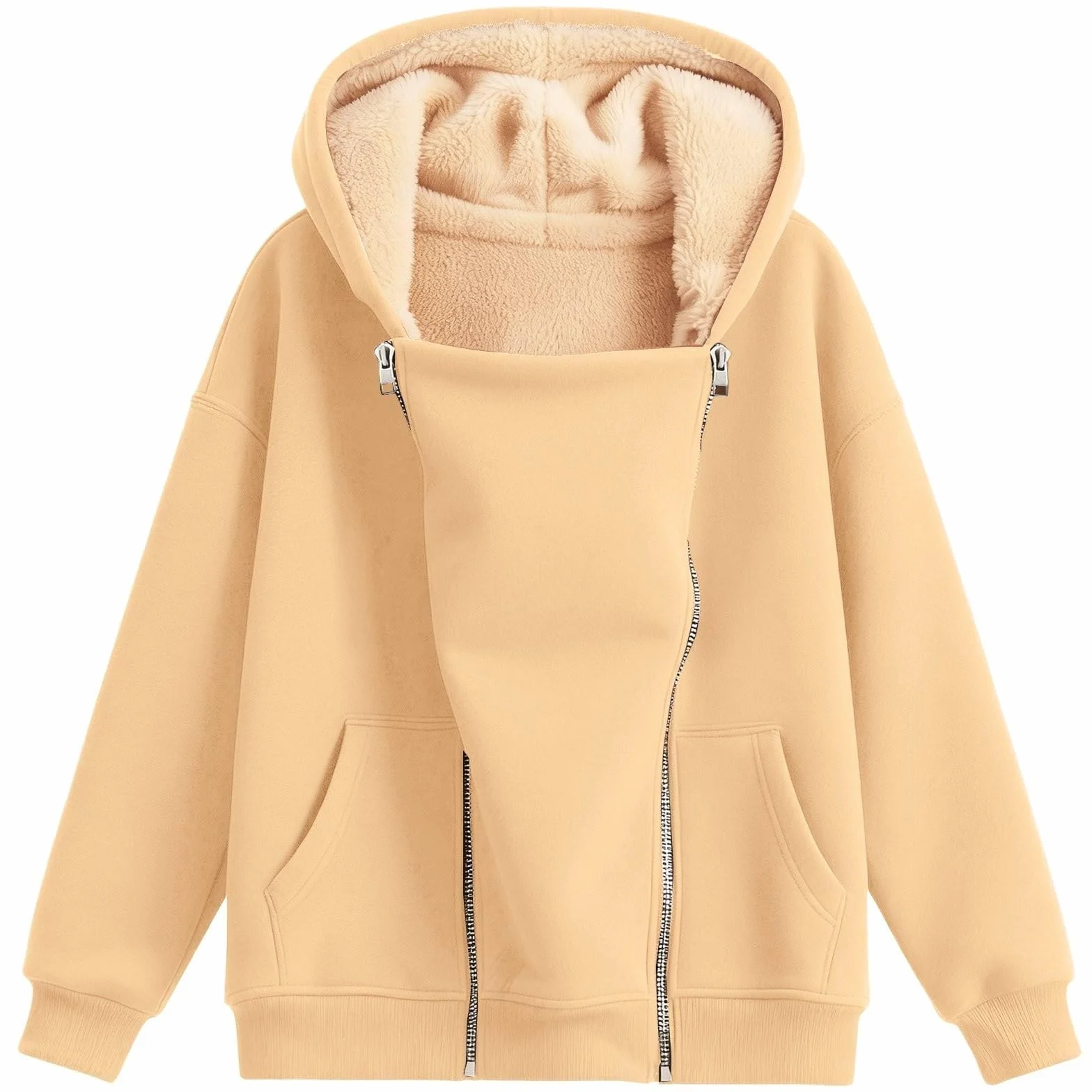 Hanraz Veste de maternité d'hiver 2 en 1 avec empiècement bébé - Manteau de grossesse grande taille