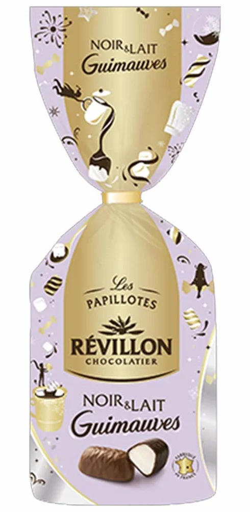 Révillon Les Papillotes Guimauves Noir Et Lait 270g