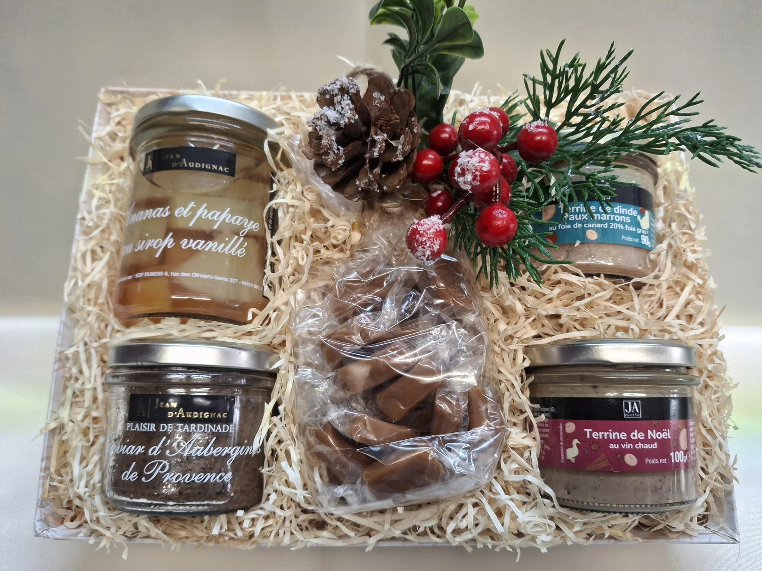 Corbeille à offrir pour noël et les fêtes