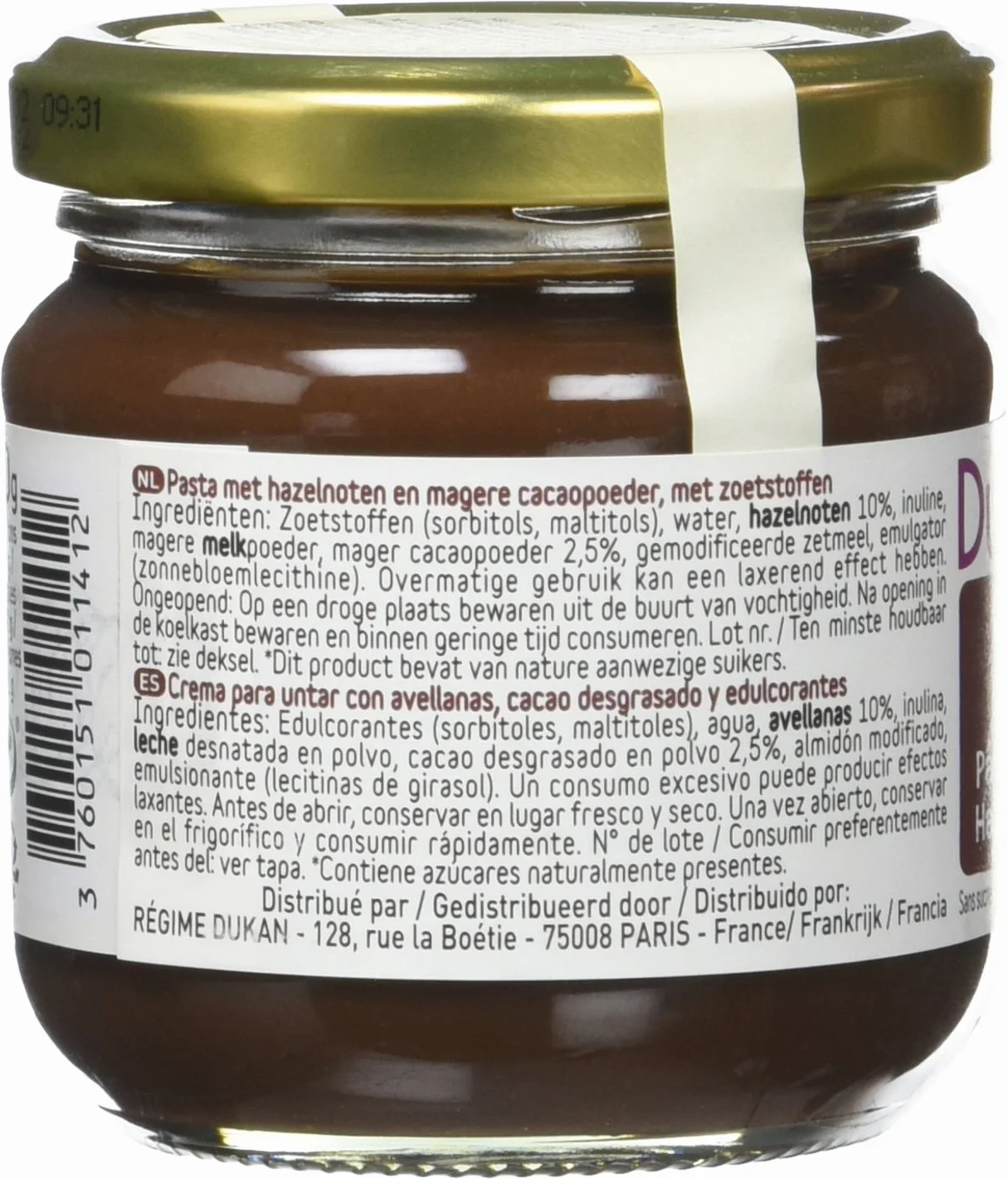 Dukan Pâte à Tartiner 220 g - Lot de 6