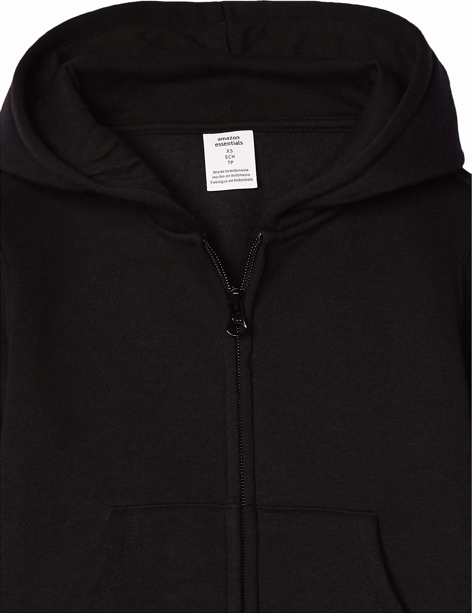 Amazon Essentials Fille Sweatshirt à Capuche en Polaire avec Fermeture Éclair