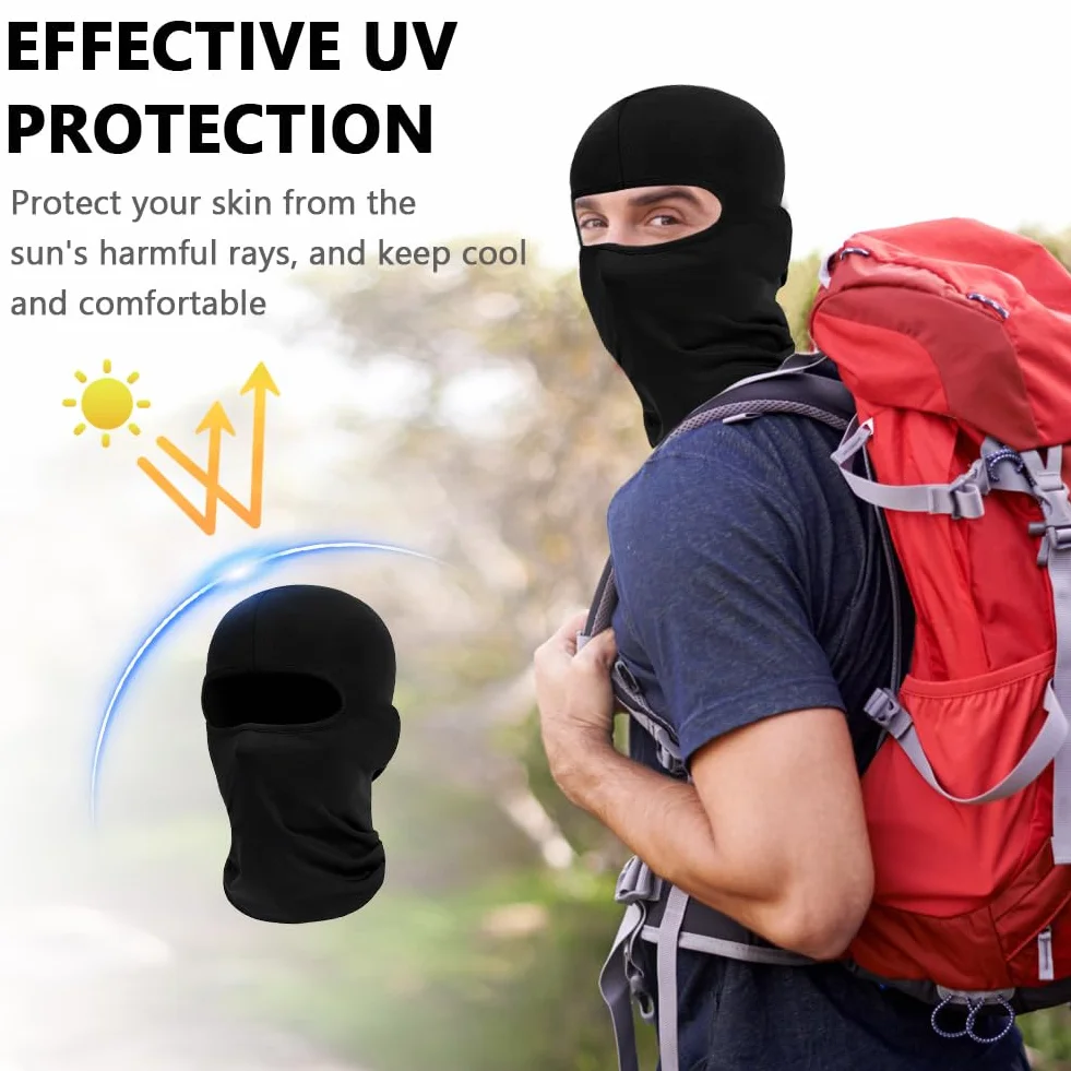 Cagoule Balaclava Élastique Respirante Thermique Protection UV Moto Cyclisme Snowboard