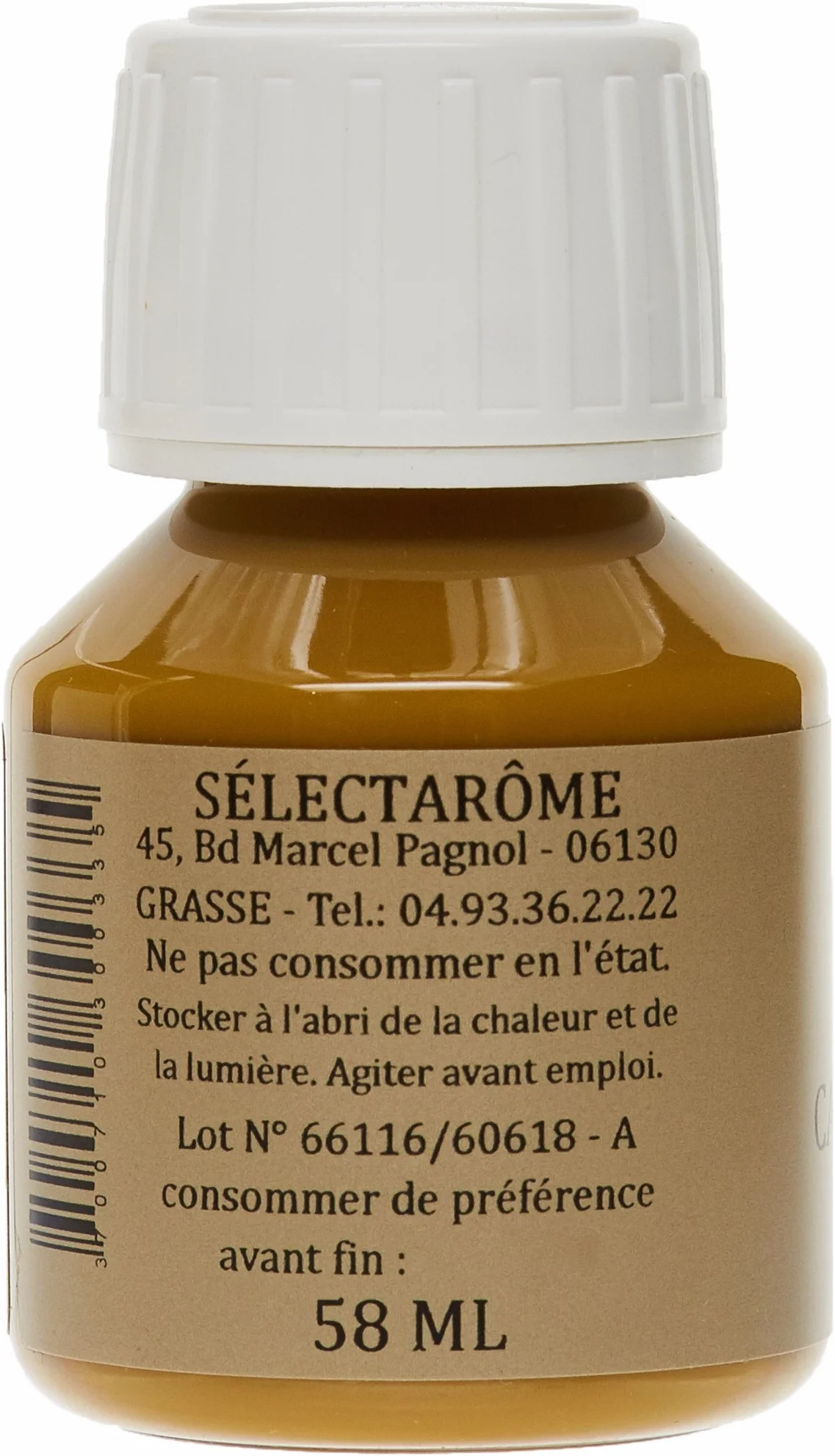 SélectArôme Arôme Cacahuète 58 ml - Lot de 4