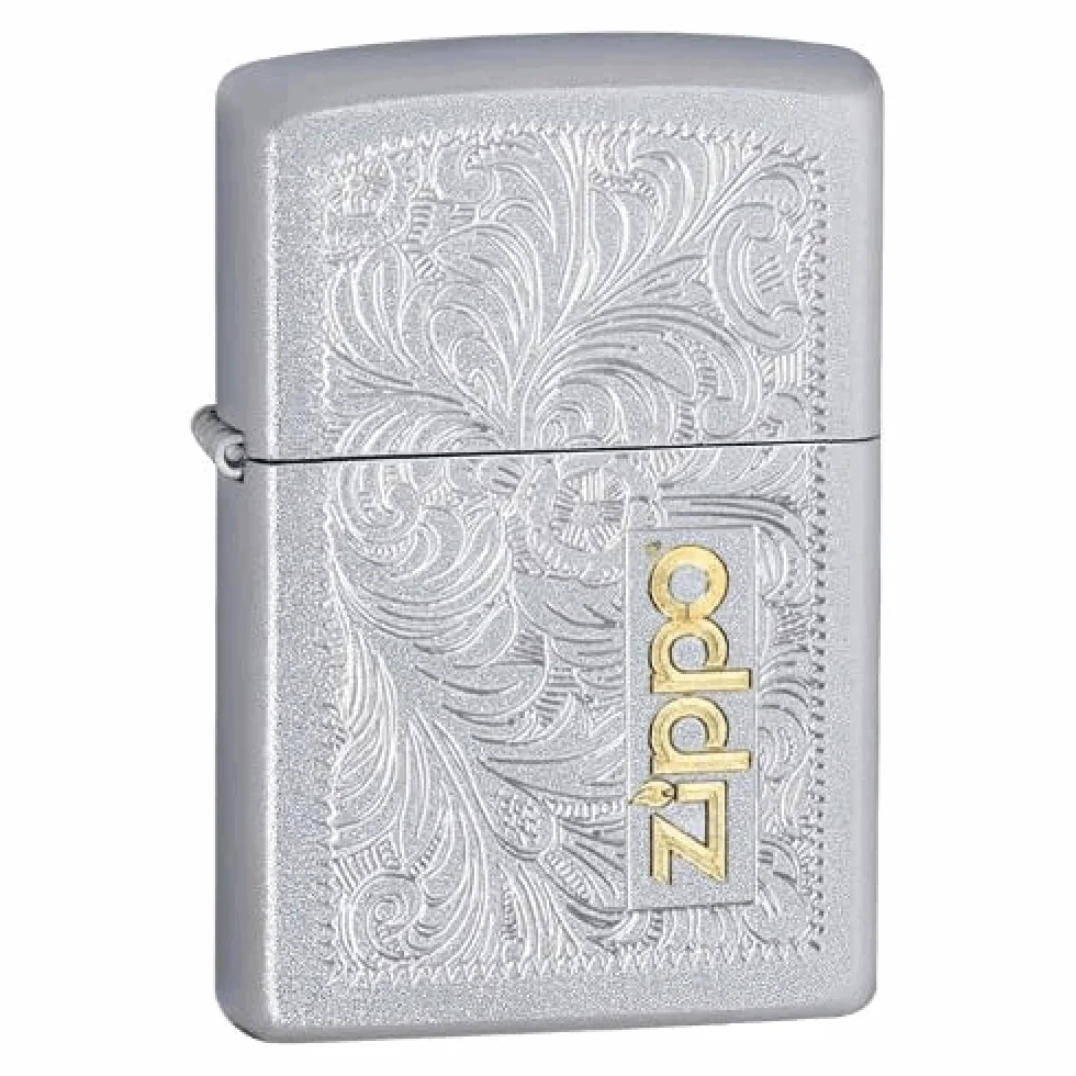 Zippo 352-tt Briquet à Essence, Laiton, Chrome, 5,70 x 3,70 x 1,20 cm