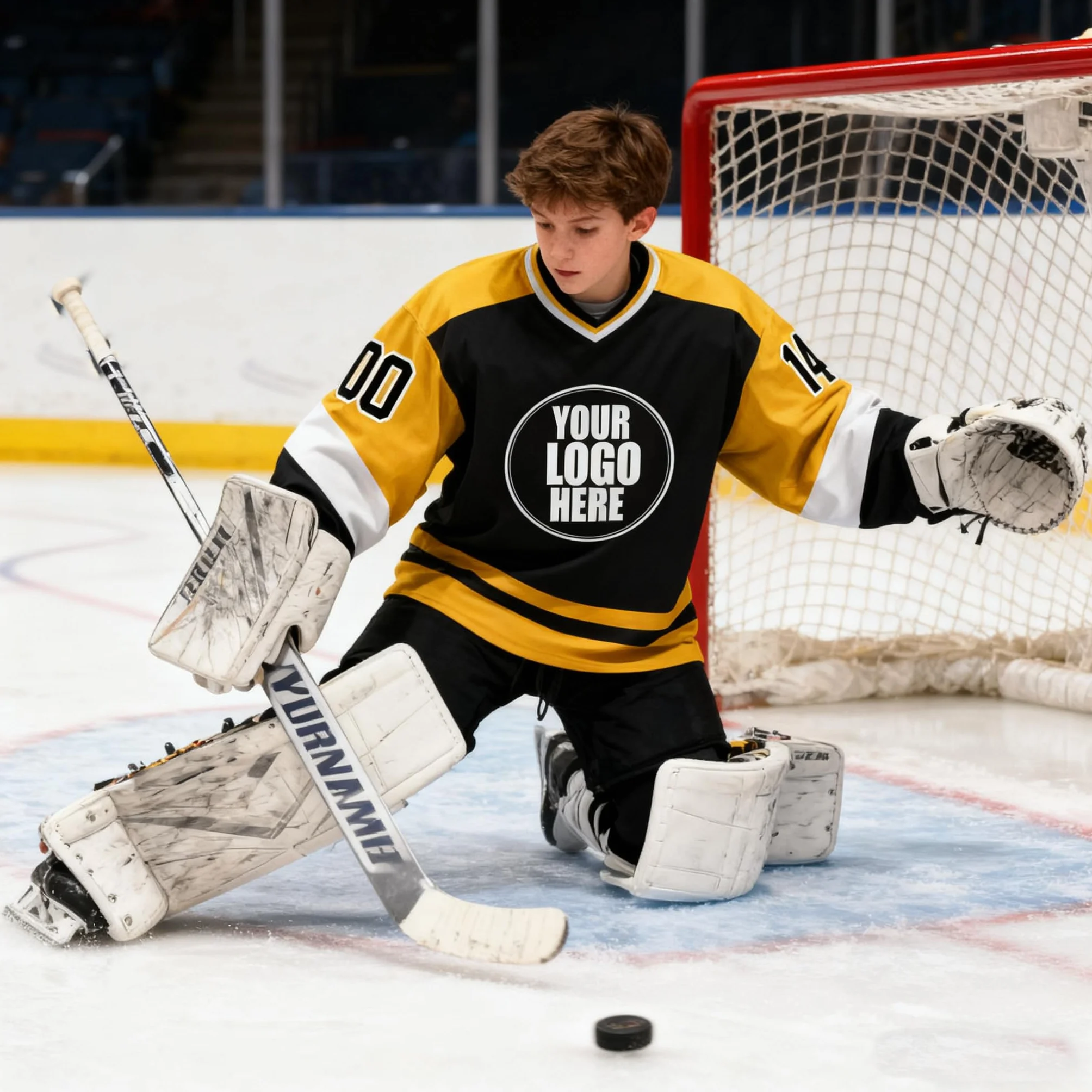 Maillot de Hockey personnalisé à Manches Longues avec numéro, nom et équipe pour Hommes, Femmes et Adolescents