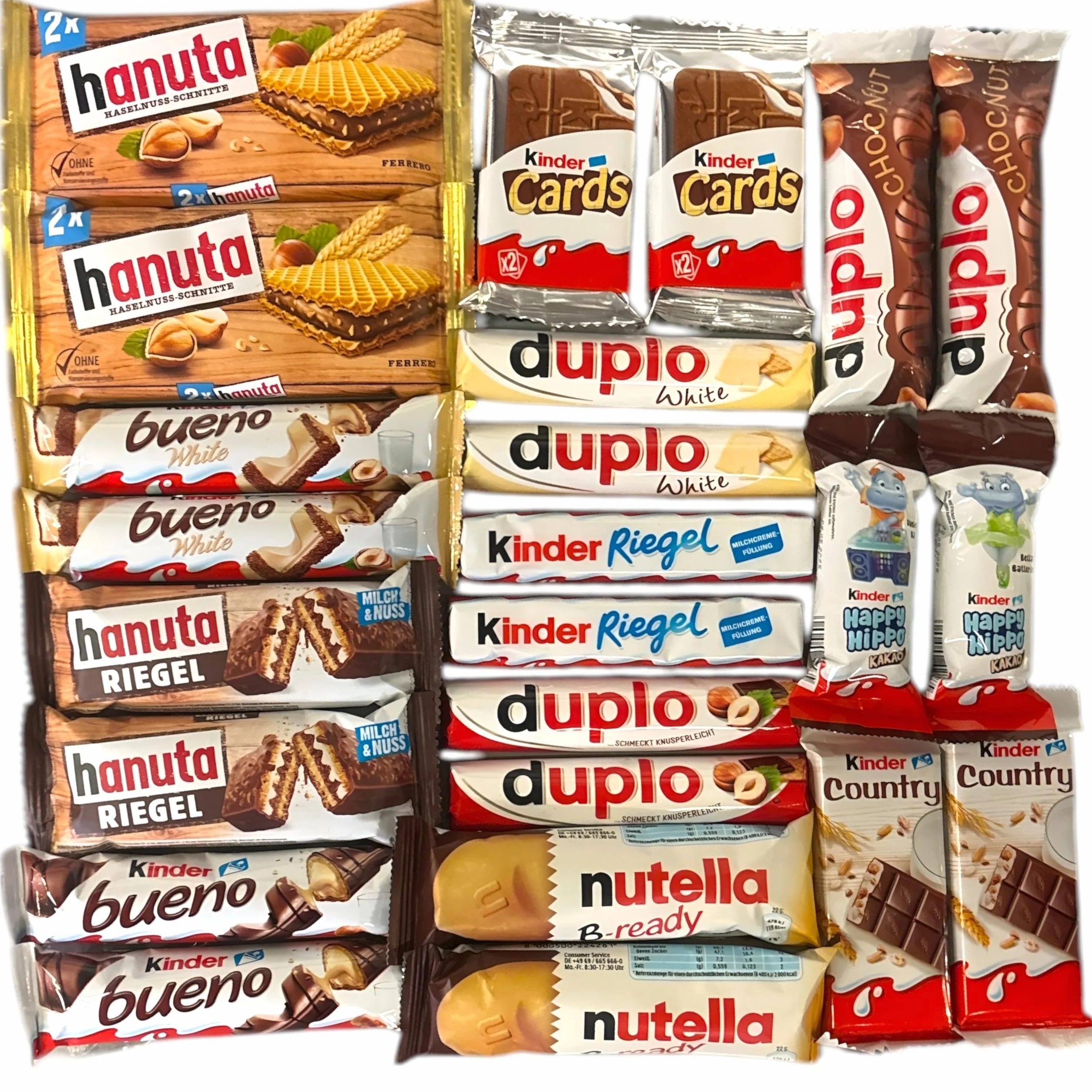 Boîte Spéciale avec Chocolat Ferrero Kinder, Bueno & Duplo Spécialités 620g