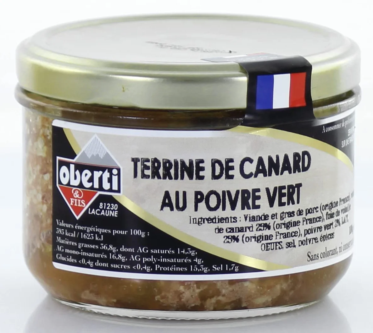 Terrines Assortiment de 5 - Charcuterie du Sud-Ouest - Viande Origine France