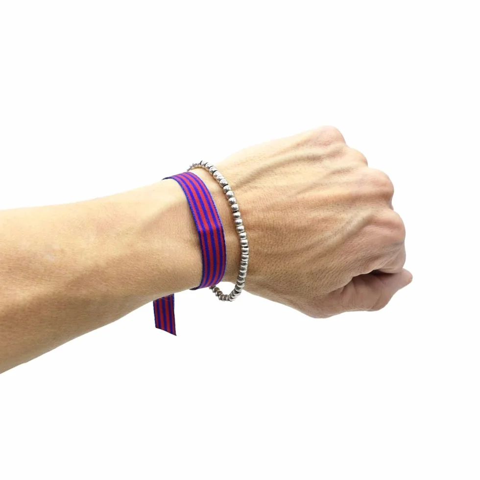 Barcelone Football Bracelet unisexe Tressage Hilo hommes femmes