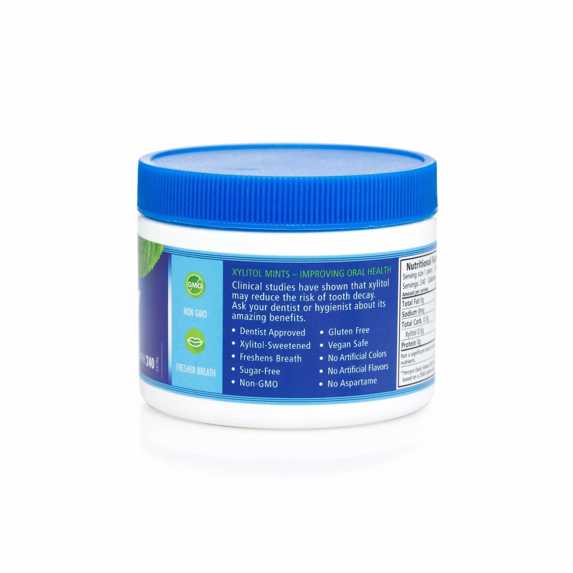 Spry Pastilles à la Menthe Poivrée au Xylitol Sans Sucre 240 Count (Pack of 1)