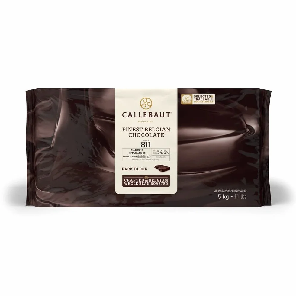 Callebaut 54,5% Bloc de Chocolate Noir (pack) 5kg