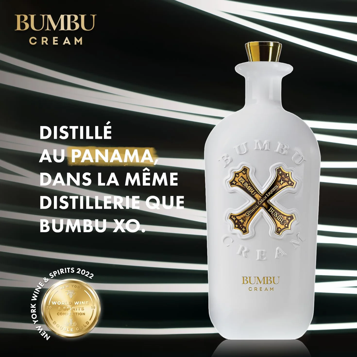 BUMBU Cream Liqueur de Rhum avec étui - 15%, 70cl