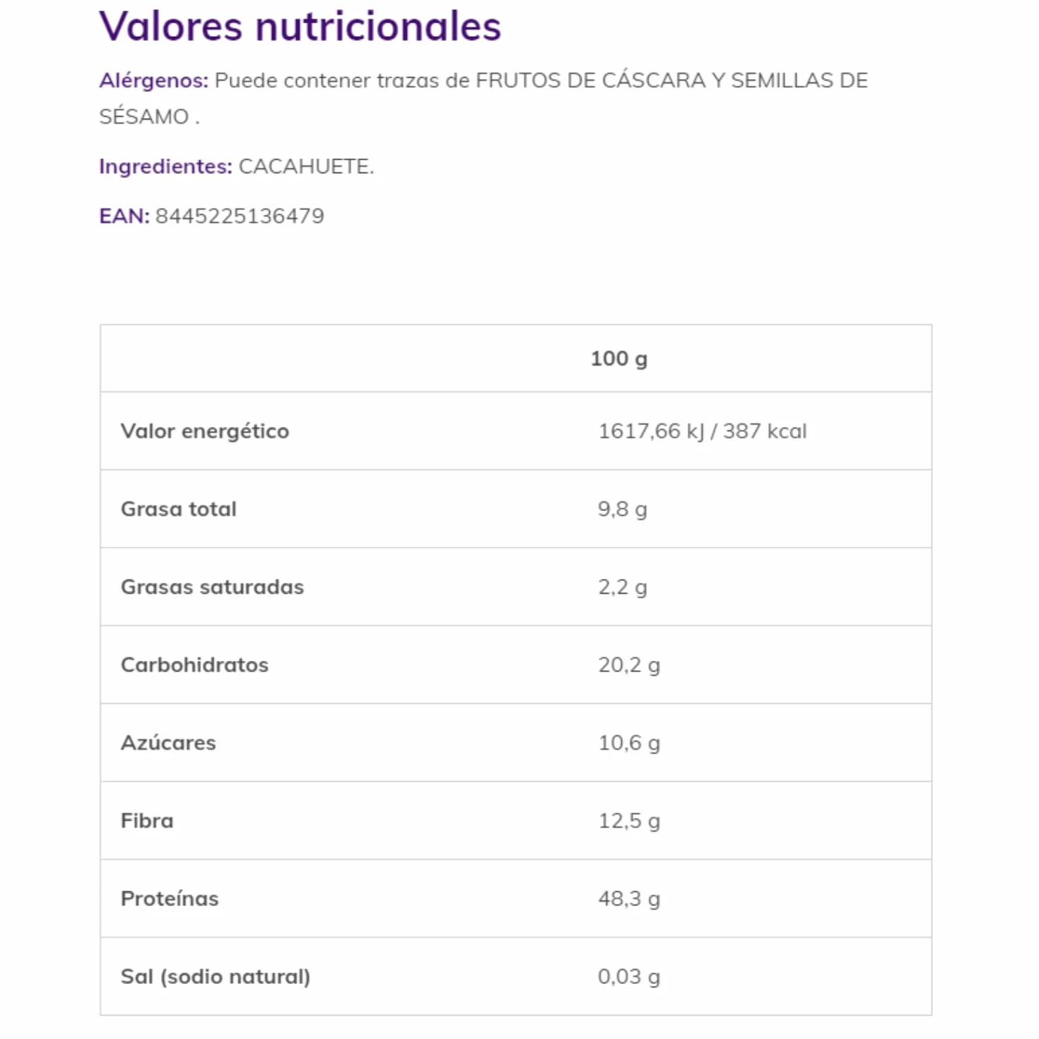 Beurre de cacahuète en poudre sans matières grasses 400 gr nut&me | 100% naturel et végétalien | Peanut Butter Powder | Protéines de haute qualité | Sans gluten | Pack 2 x 200 g