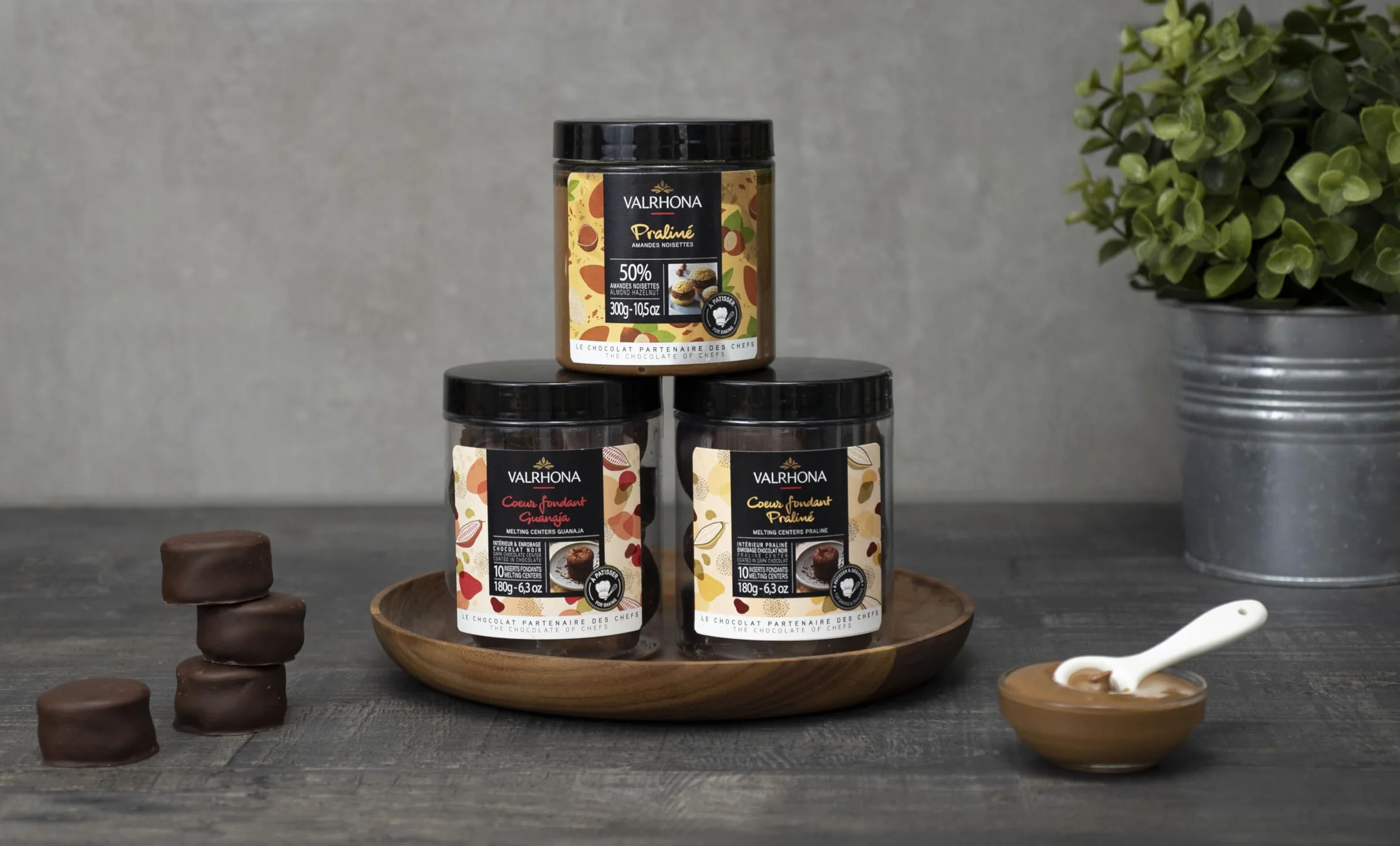 Valrhona - Praliné amande noisette 50% 300 g